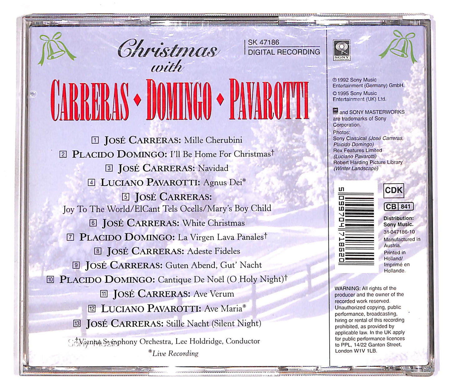 EBOND Christmas With Carreras, Domingo, Pavarotti CD CD062650