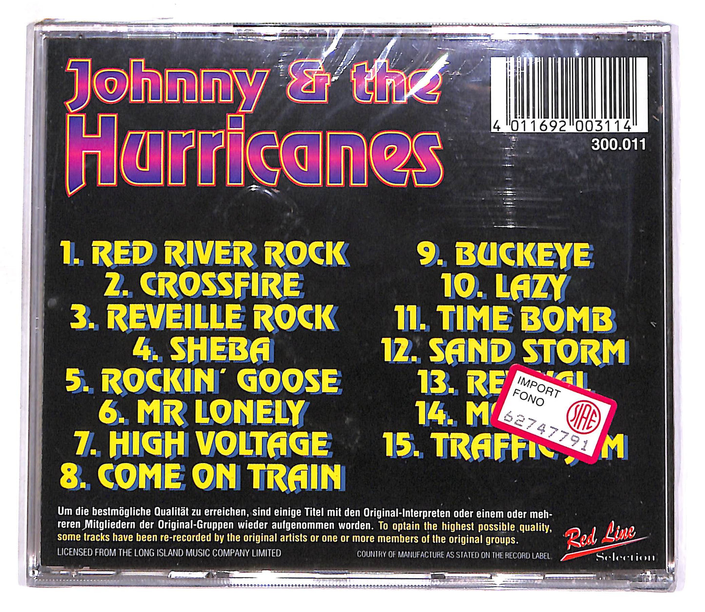 EBOND Johnny And The Hurricanes - Red River Rock CD CD062712