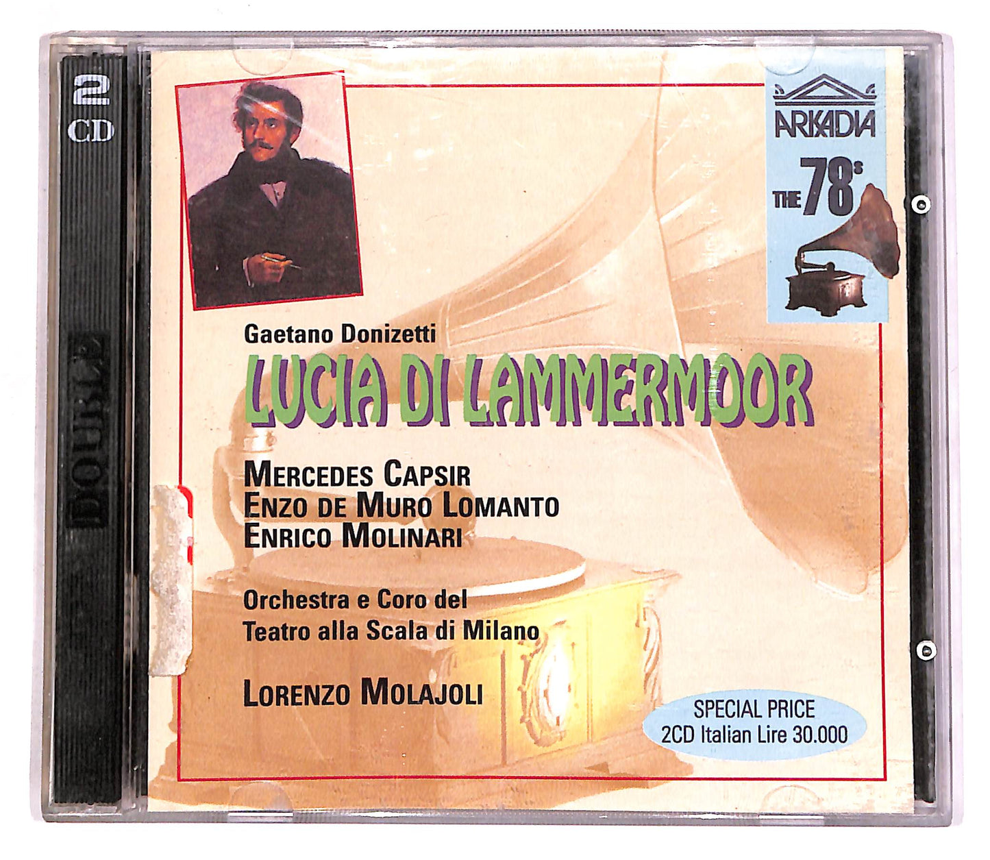 EBOND G. Donizetti - Lucia Di Lammermoor - Lorenzo Molajoli (2 disc) CD CD062745
