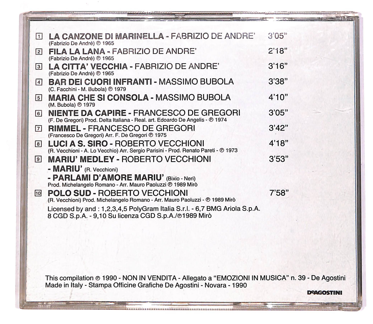 EBOND Emozioni In Musica - Lontano In Un Sogno EDITORIALE CD CD062747
