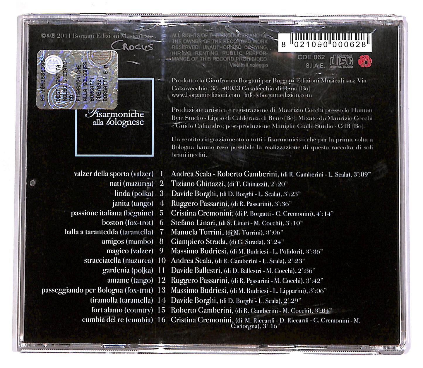 EBOND Various - Fisarmoniche Alla Bolognese CD CD062804