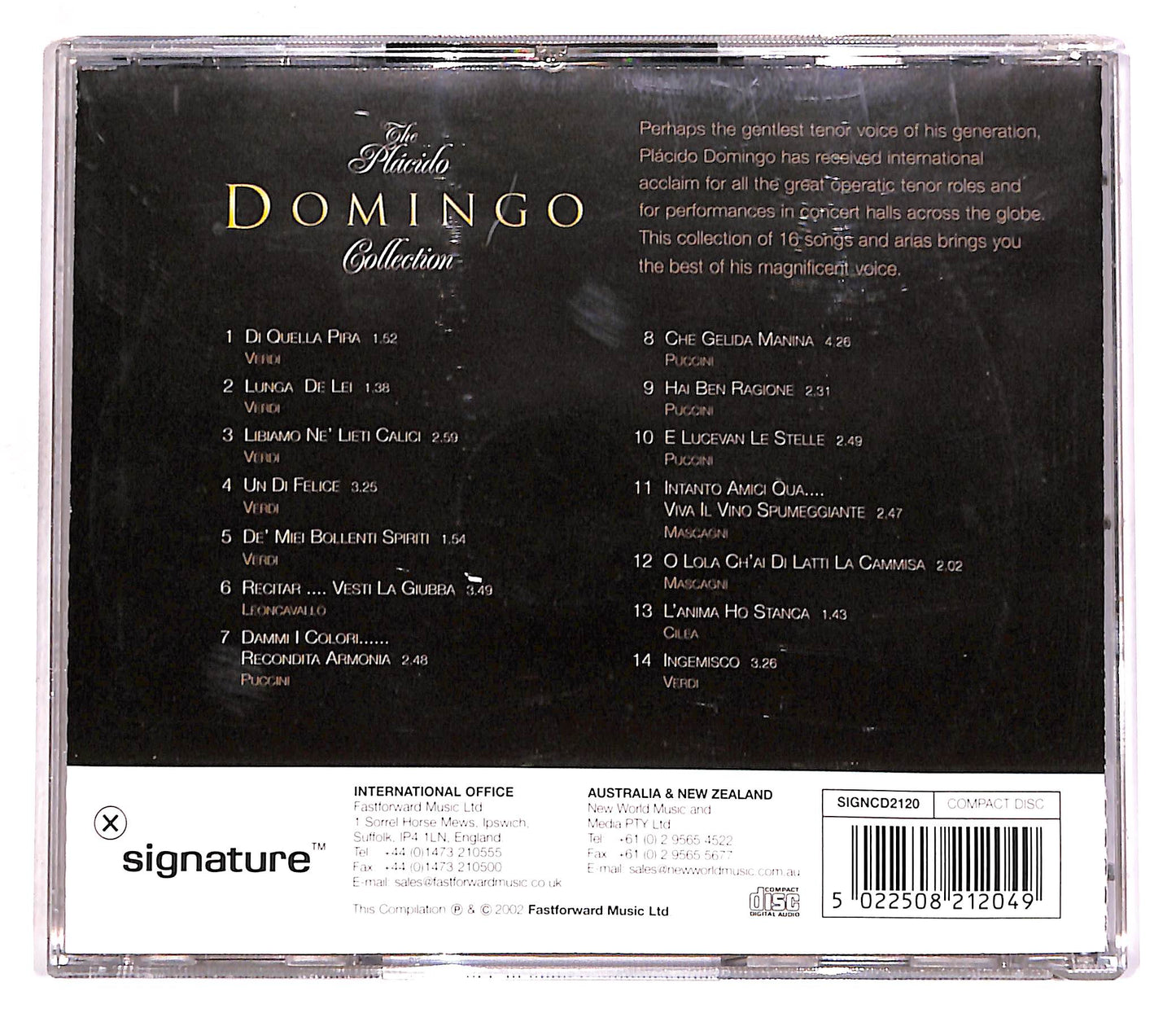 EBOND The Placido Domingo Collection CD CD062810