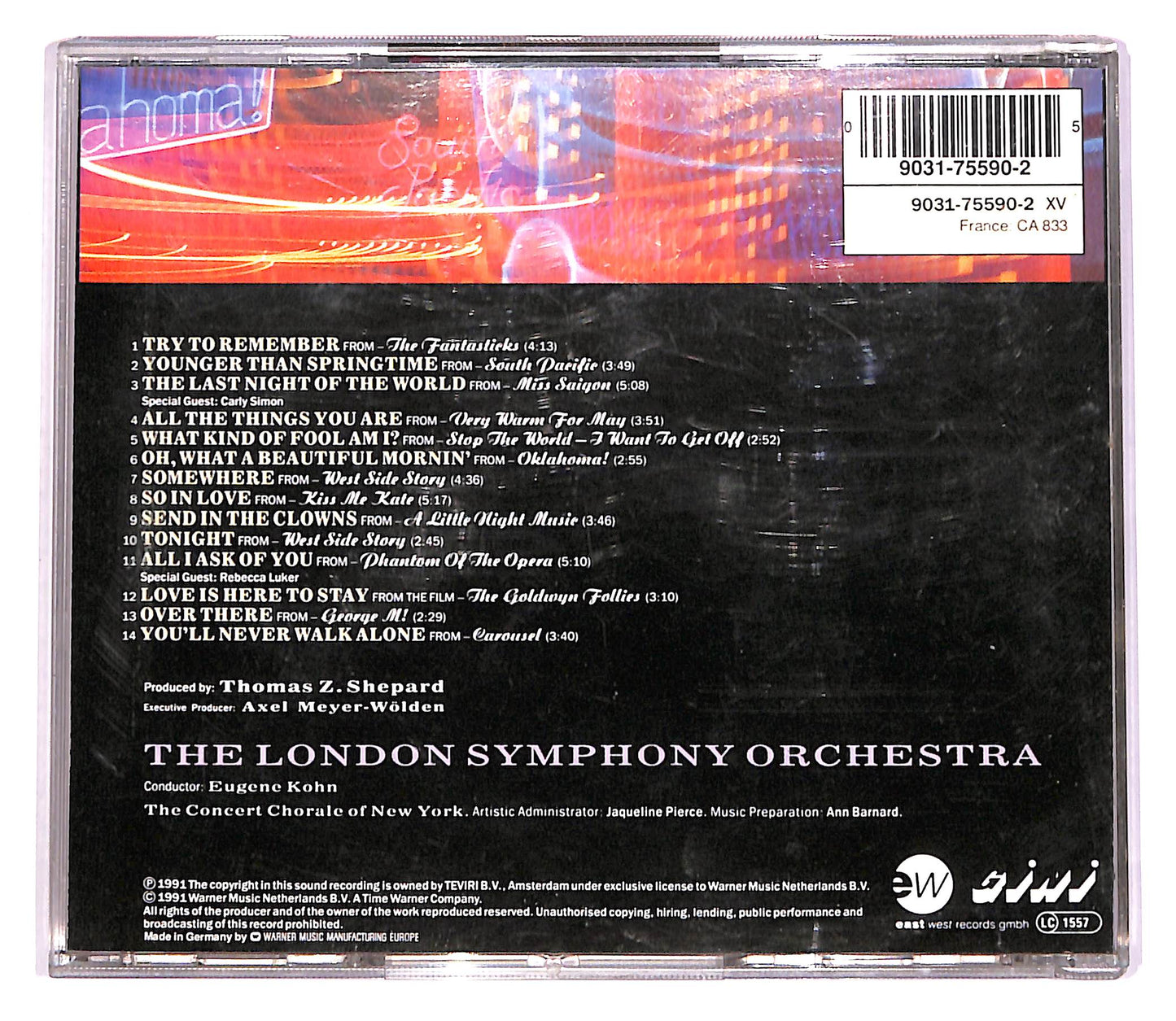 EBOND Placido Domingo - The Broadway I Love CD CD062834