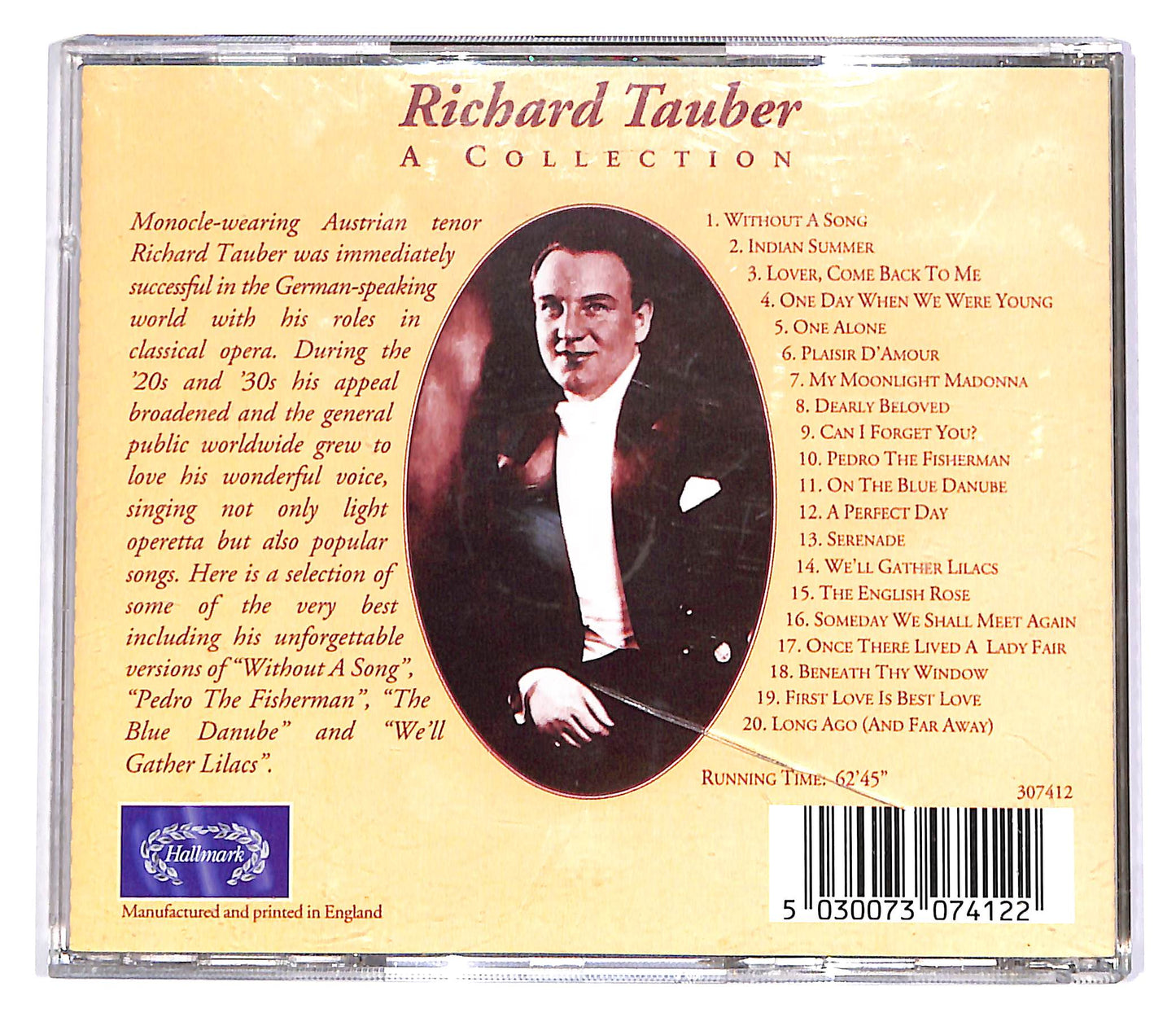 EBOND Richard Tauber - A Collection CD CD062859