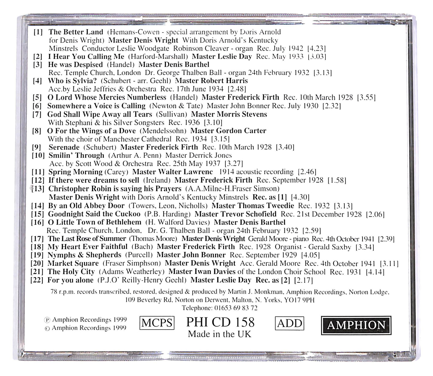 EBOND The Better Land - Great Boy Sopronos - Recorded 1914-1944 EDIT CD CD062865