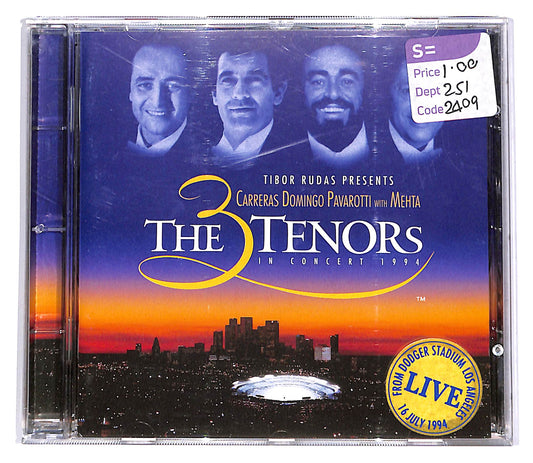 EBOND The 3 Tenors in Concert 1994 - Carreras, Domingo, Pavarotti CD CD062903