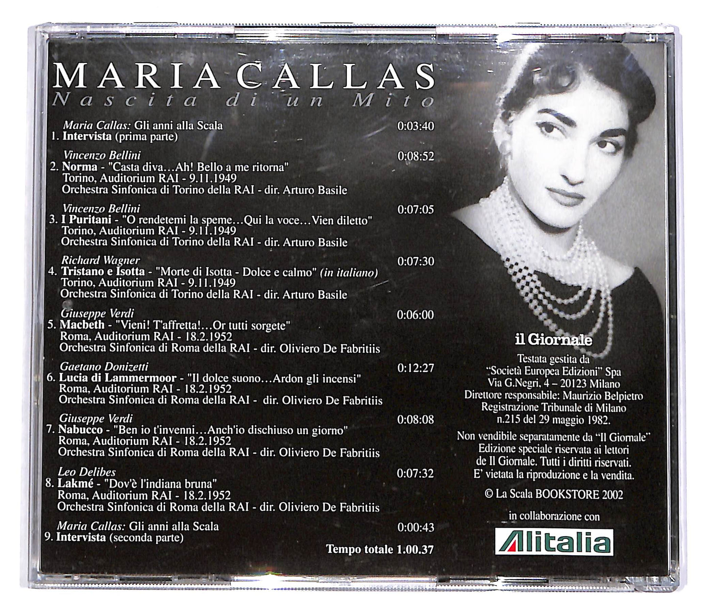 EBOND Maria Callas EDITORIALE CD CD062904