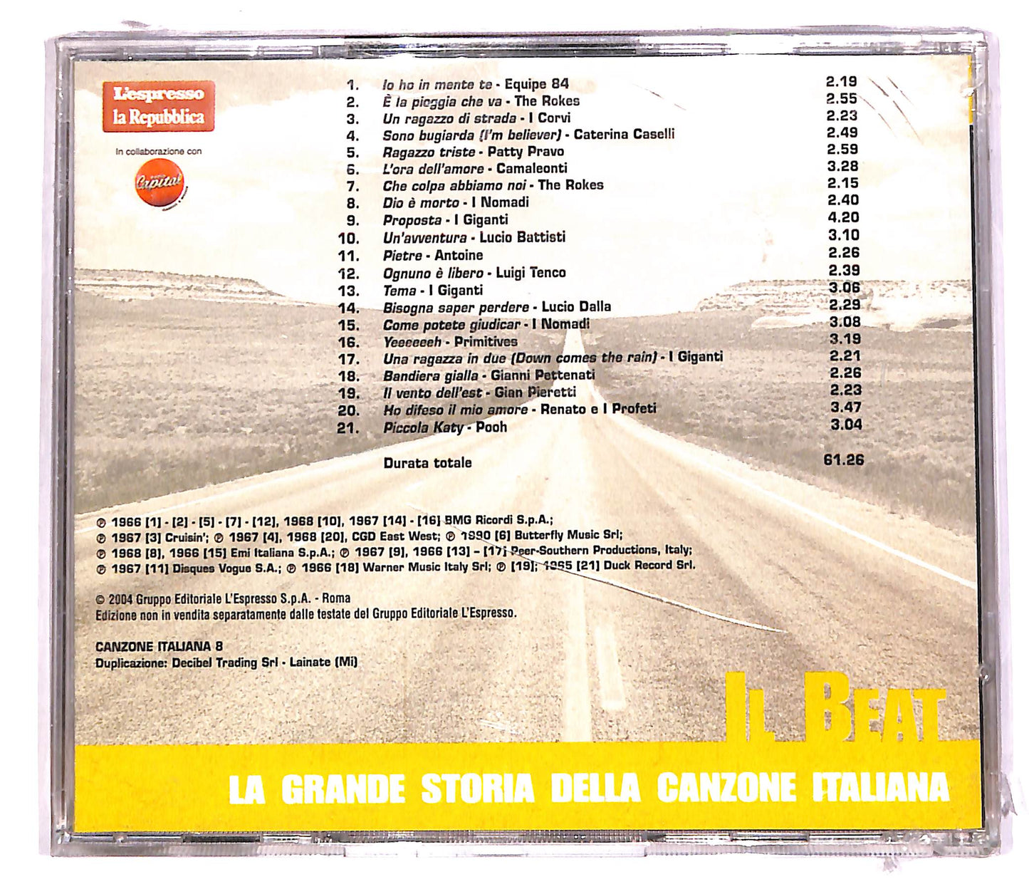 EBOND Various - Vol.8 - Il Beat EDITORIALE CD CD062946