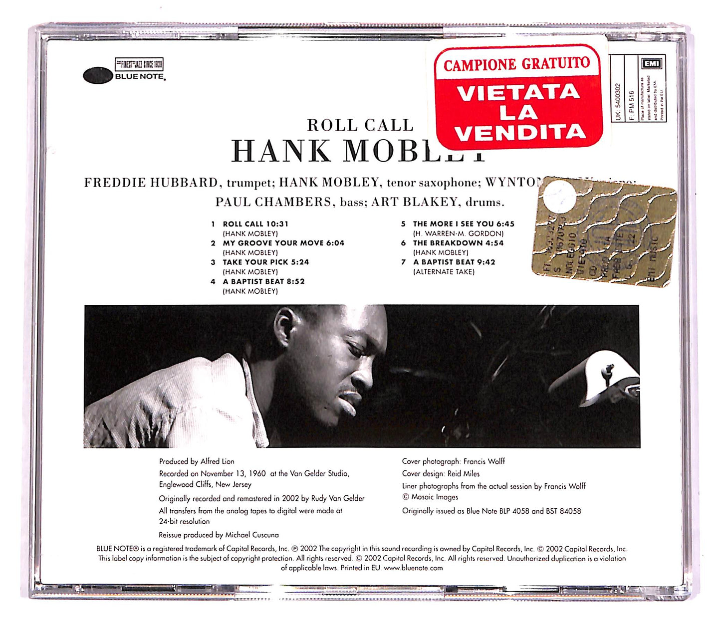 EBOND Hank Mobley - Roll Call CD CD062964