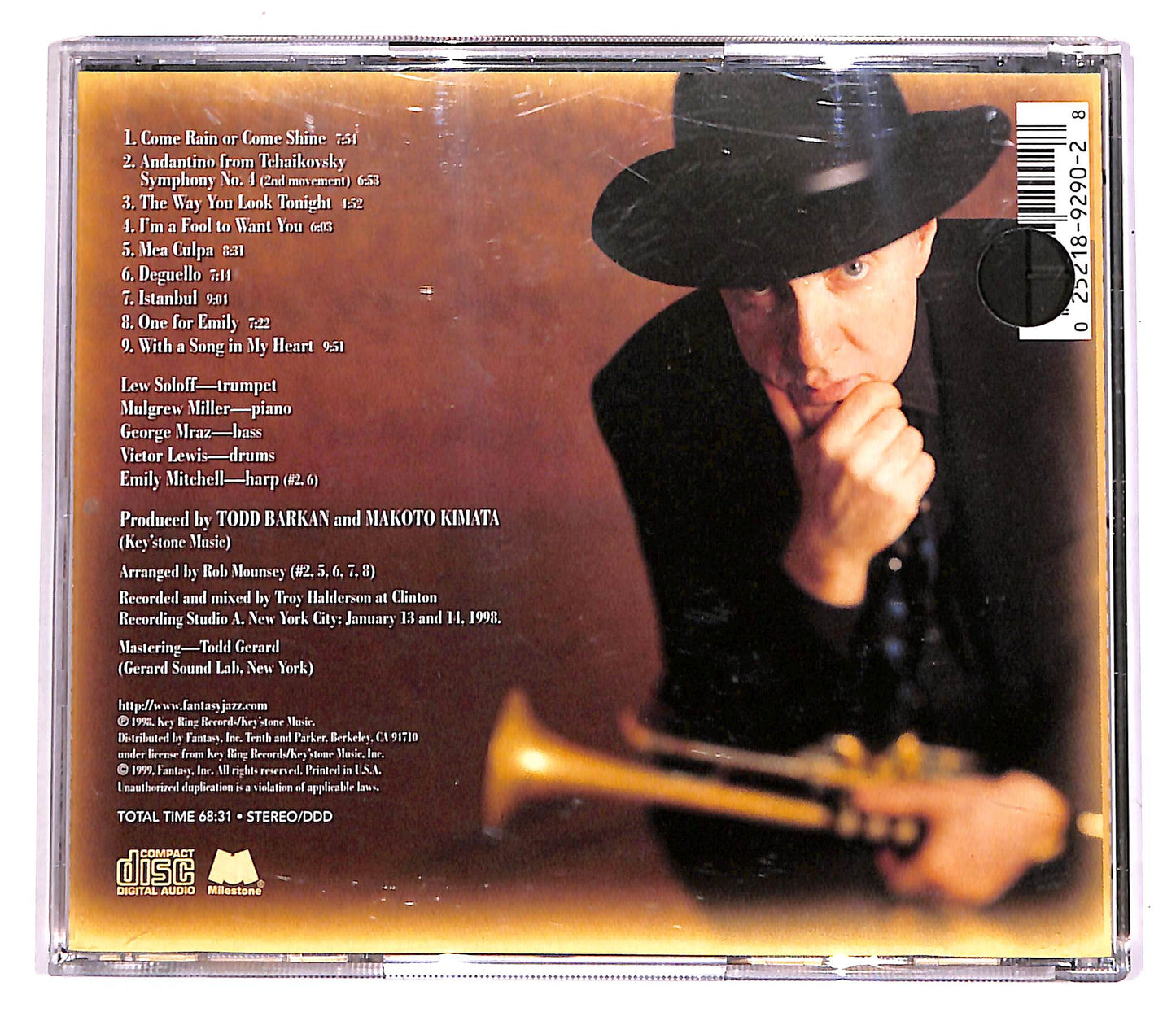 EBOND Lew Soloff - With A Song In My Heart CD CD063003