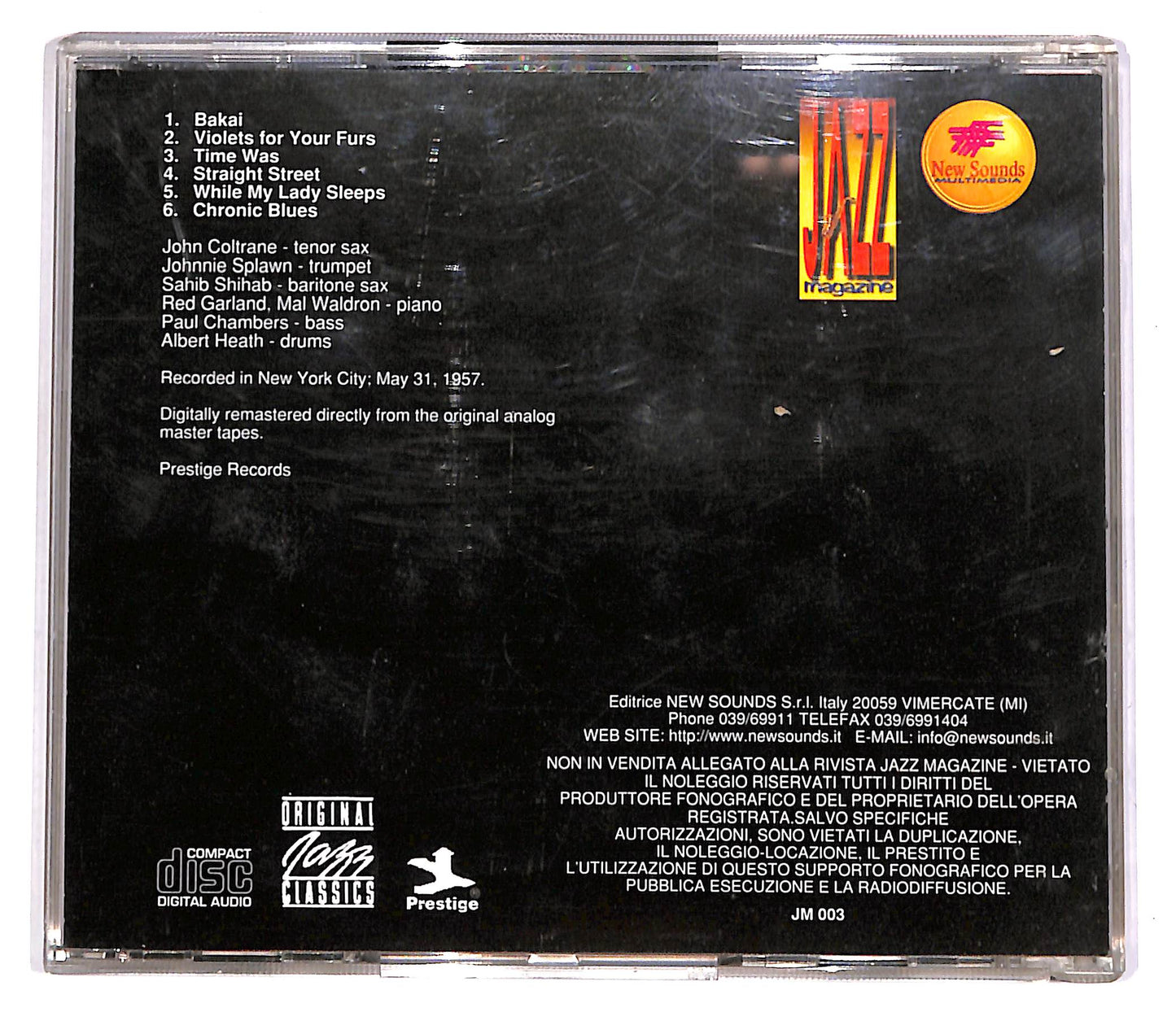 EBOND John Coltrane - Coltrane EDITORIALE CD CD063011