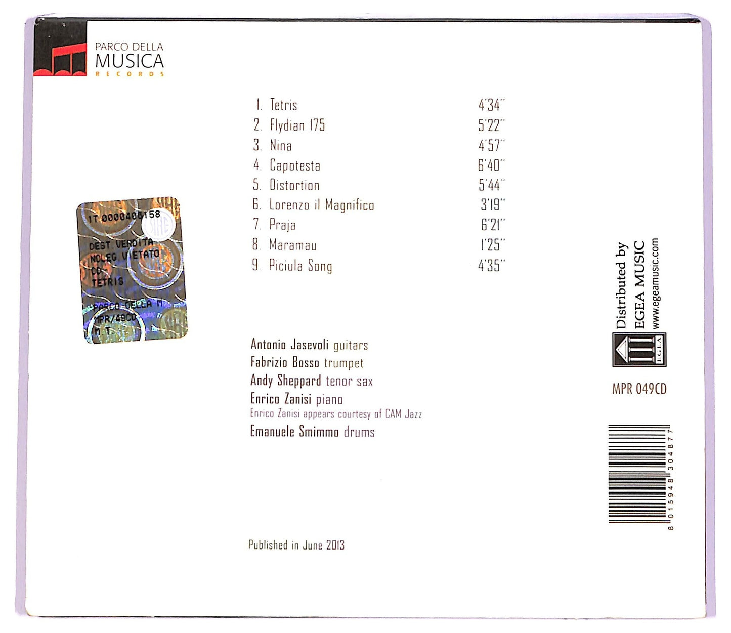 EBOND Antonio Jasevoli - Tetris CD CD063223