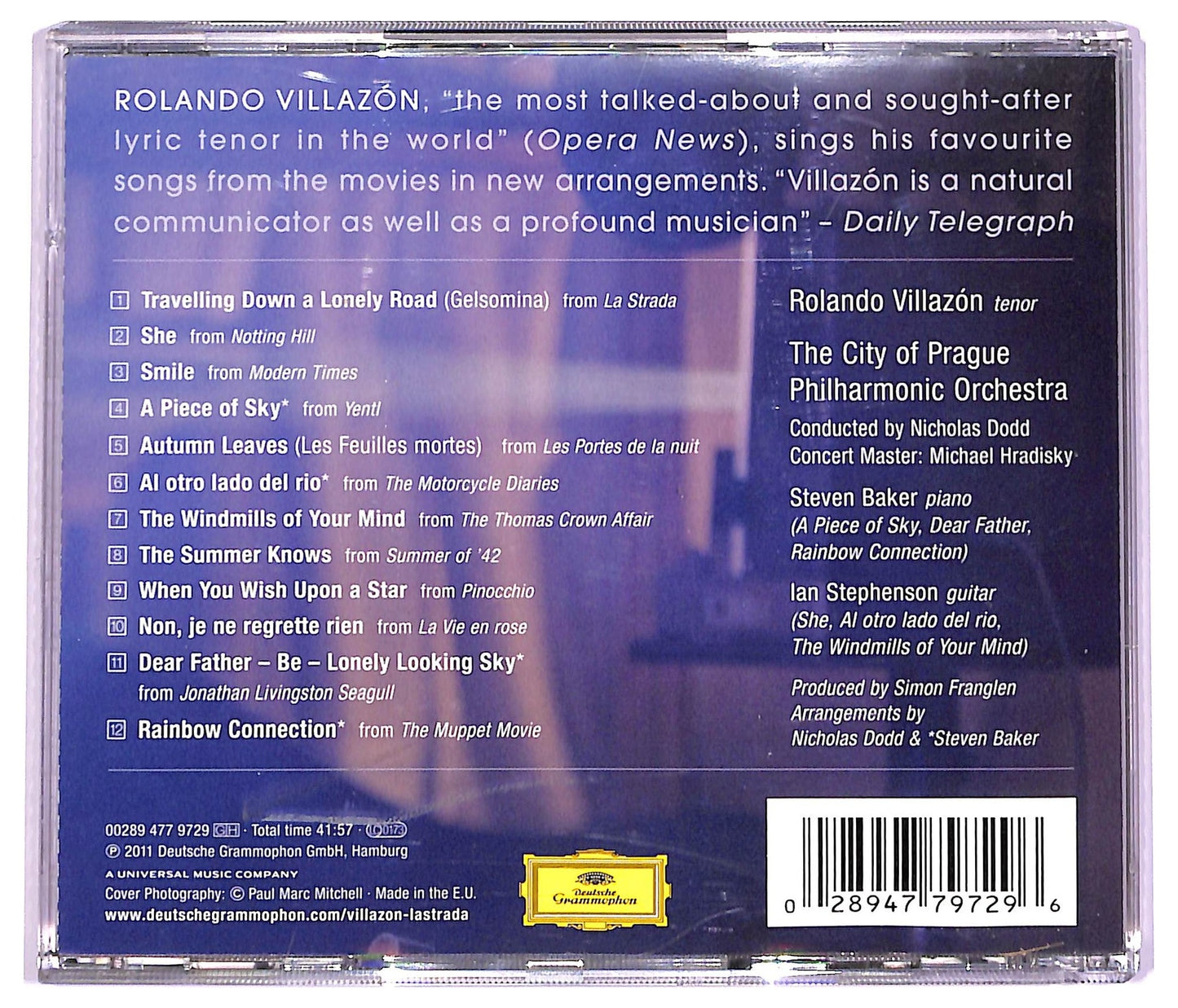 EBOND Rolando Villazon - La Strada - Songs From The Movies CD CD063233