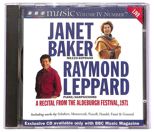 EBOND Baker Leppard - A Recital From The Aldeburgh Festival 1971 EDITORIALE CD CD063239