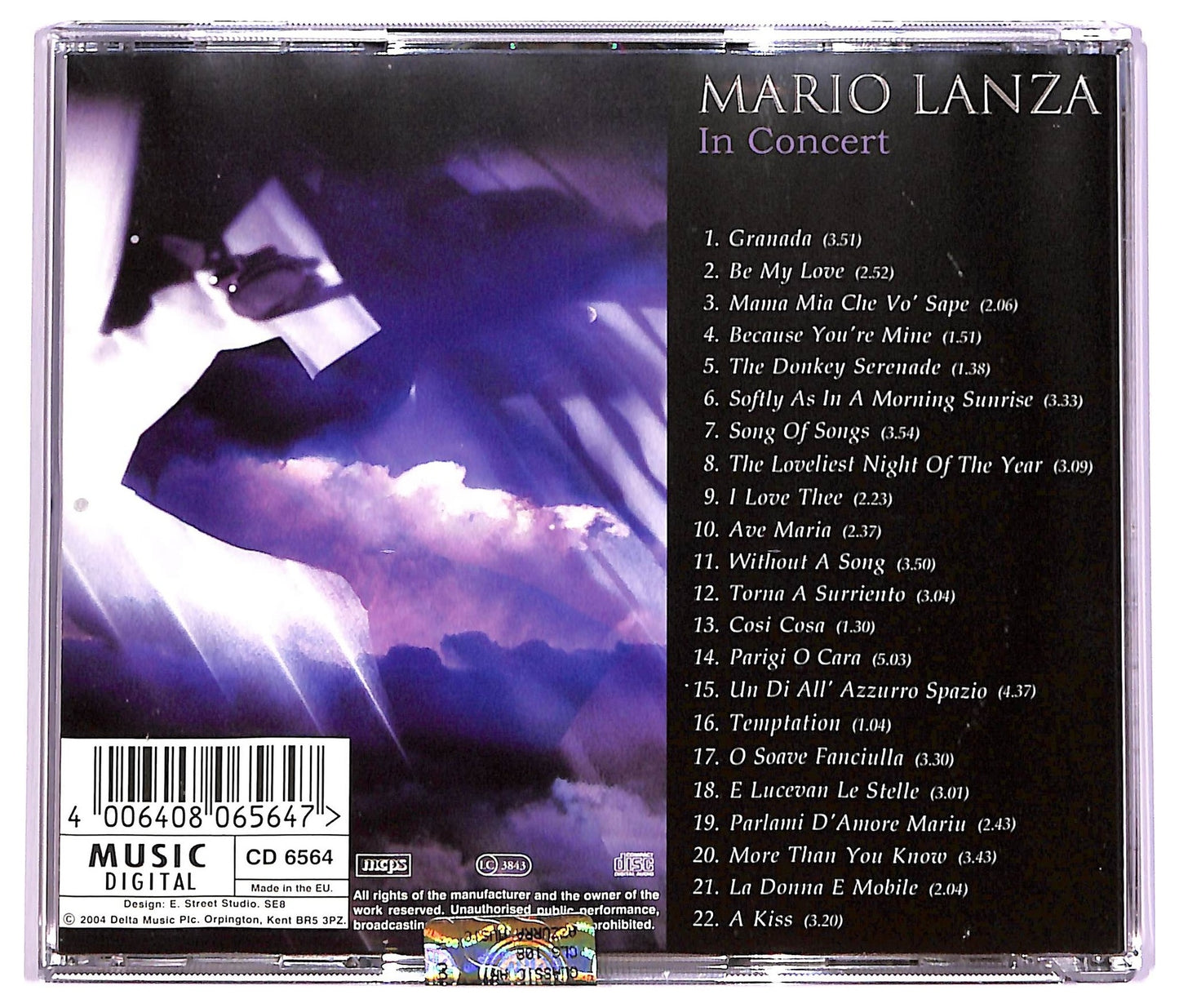 EBOND Mario Lanza - In Concert CD CD063254