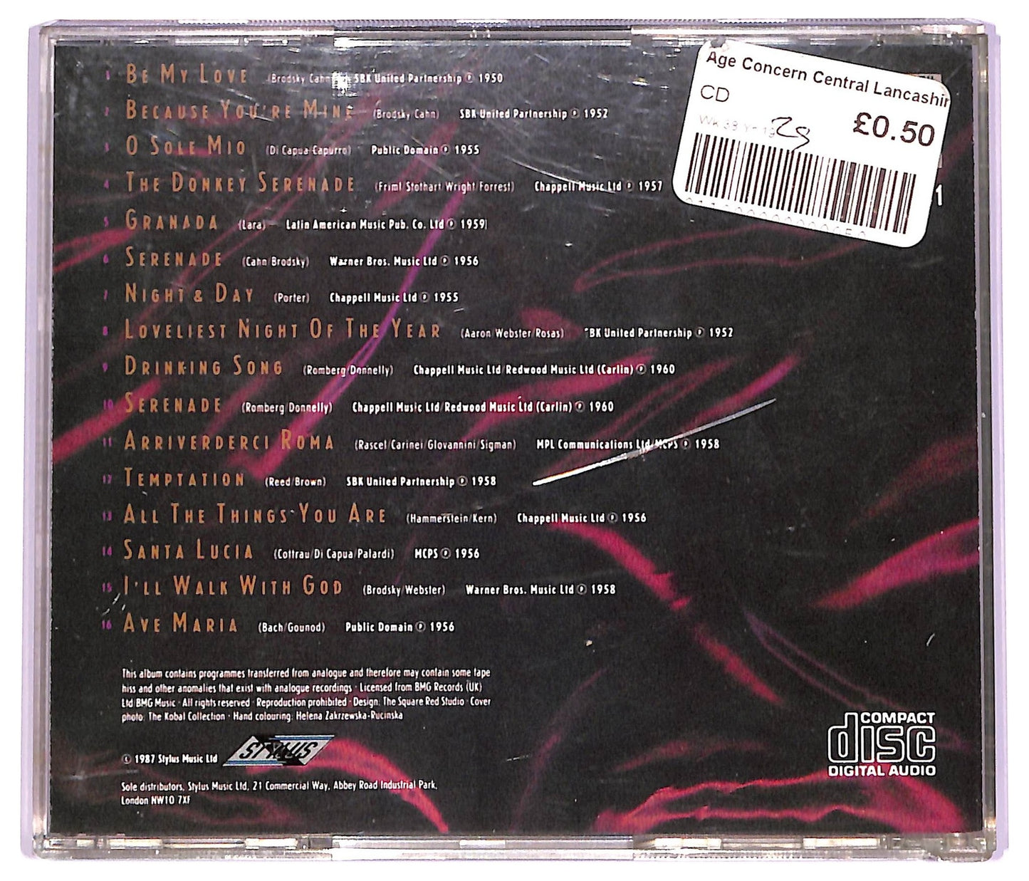 EBOND Mario Lanza - A Portrait Of Mario Lanza CD CD063266