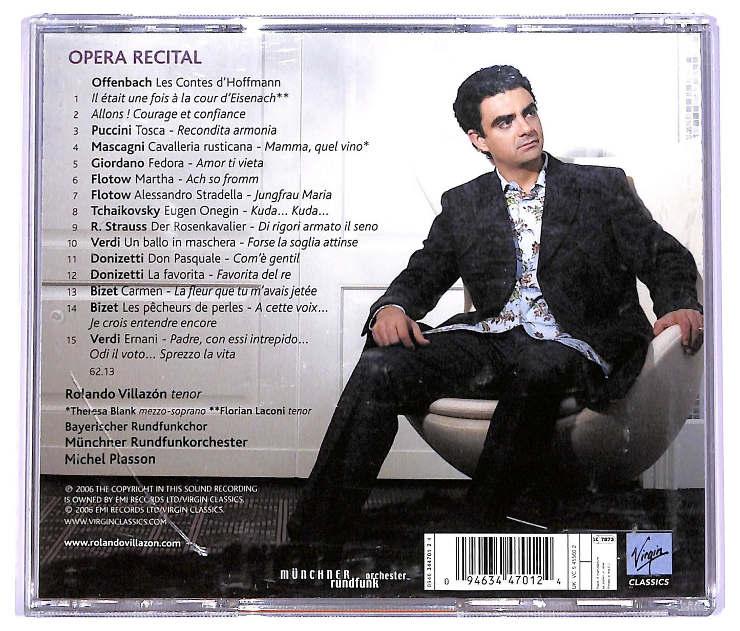 EBOND Rolando Villazon - Opera Recital ALBUM JEWEL CASE CD CD063318