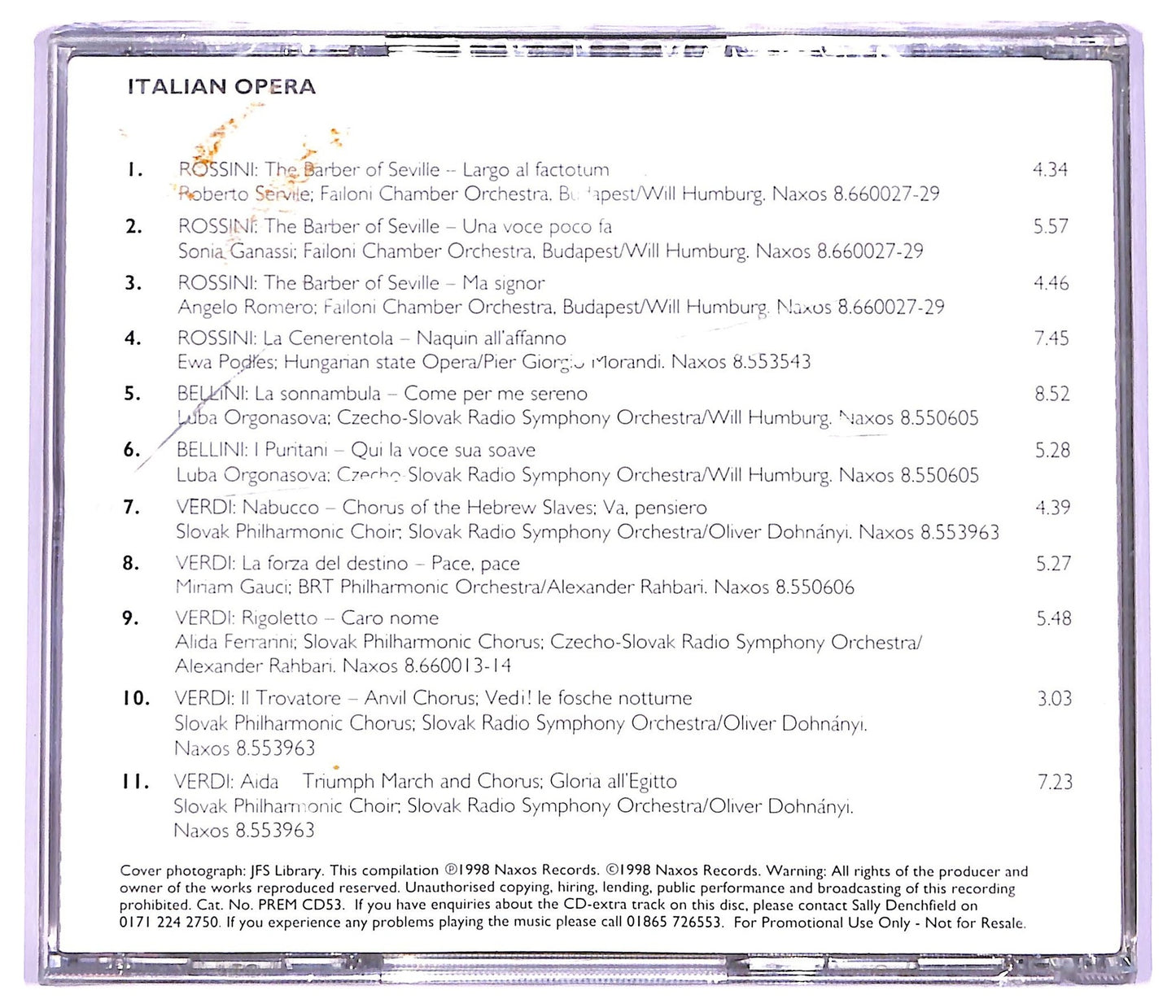 EBOND Various - Italian Opera CD CD063345