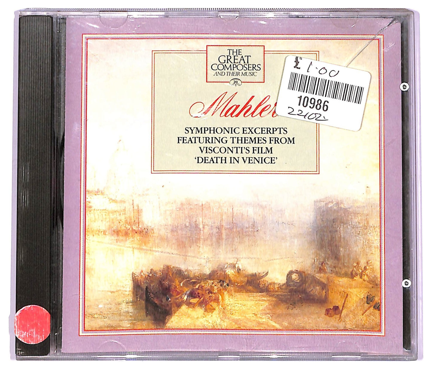 EBOND Mahler - Symphonic Excerpts Featuring Themes From Visconti's Film Death In Venice ALBUM EDITORIALE JEWEL CASE CD CD063365