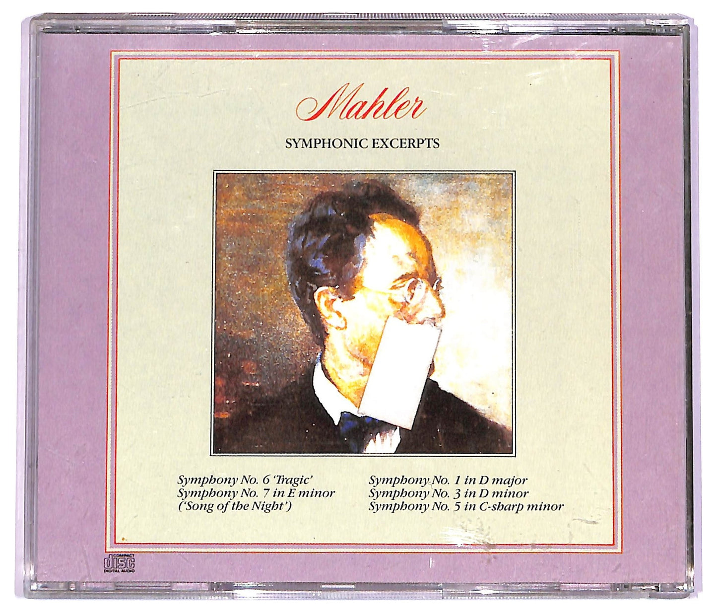 EBOND Mahler - Symphonic Excerpts Featuring Themes From Visconti's Film Death In Venice ALBUM EDITORIALE JEWEL CASE CD CD063365