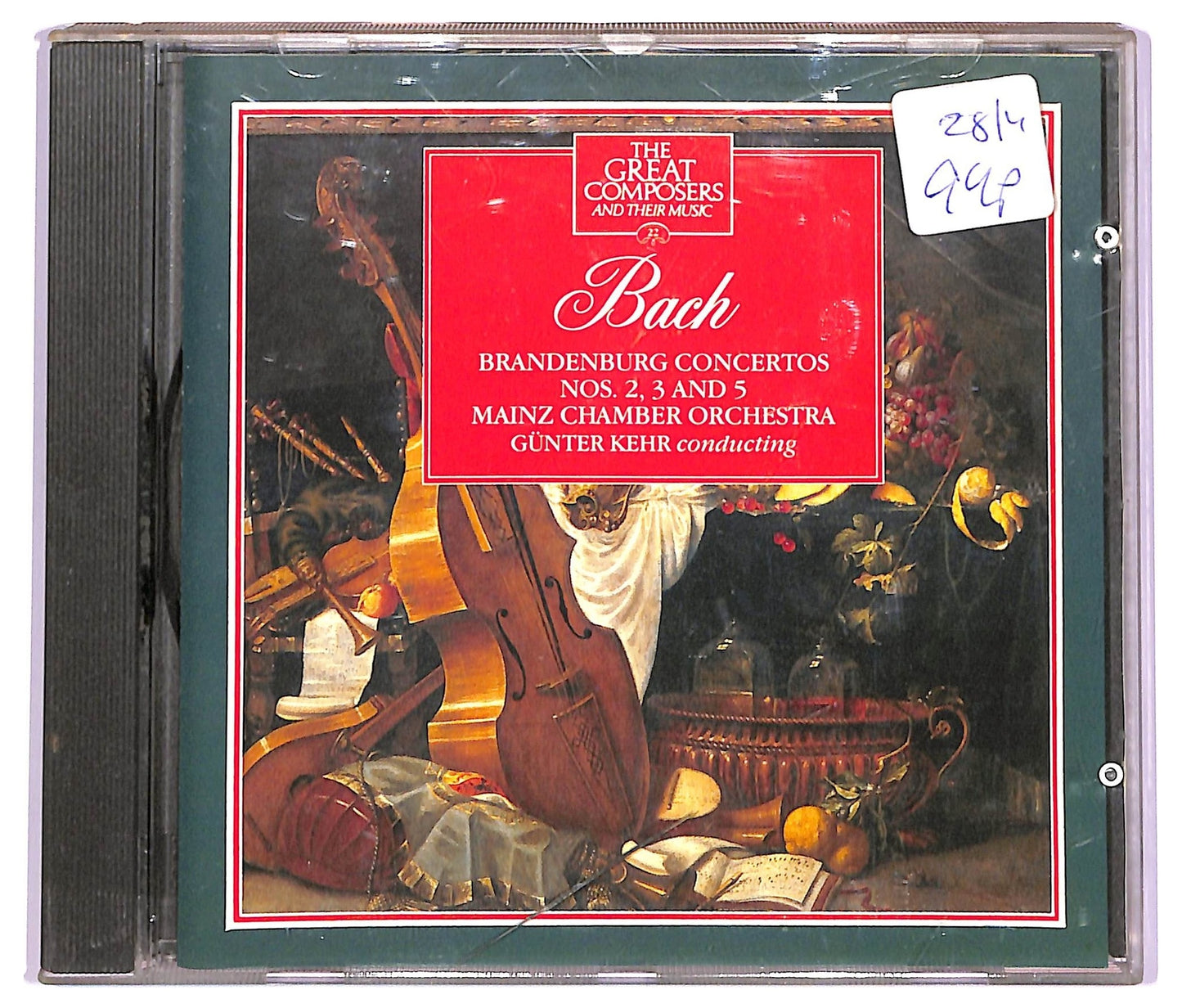 EBOND Bach - Brandenburg Concertos Nos. 2, 3 And 5 ALBUM EDITORIALE JEWEL CASE CD CD063428