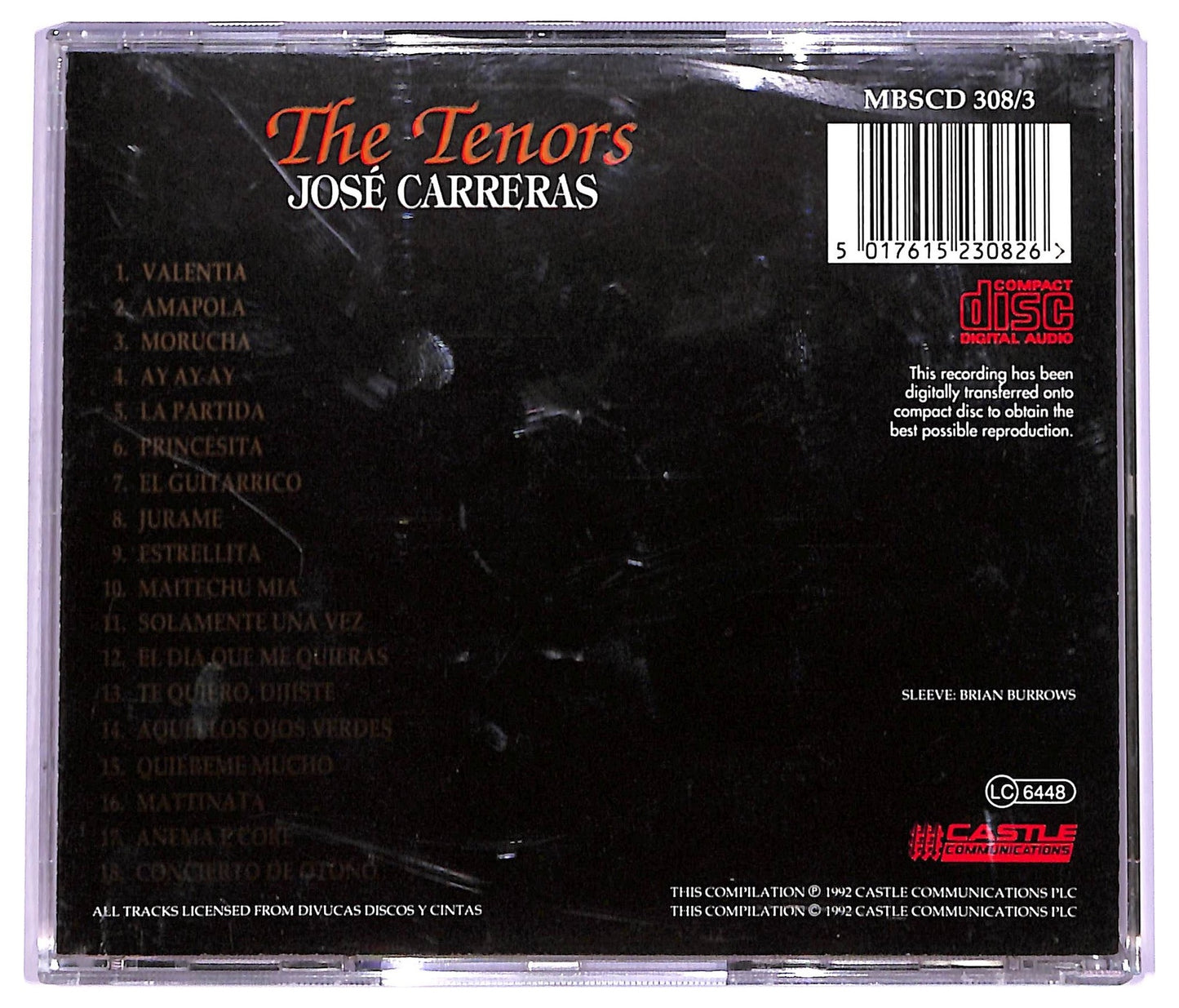 EBOND The Tenors - Jose Carreras disco 3 CD CD063524