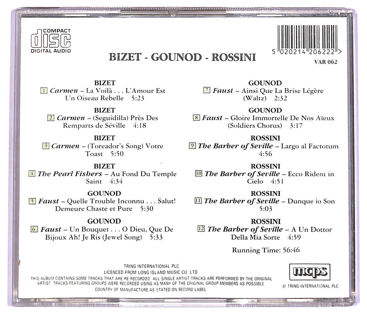 EBOND Various - Opera Favourite Highlights CD CD063529