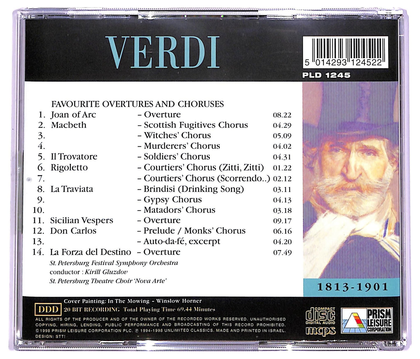 EBOND Verdi - Favourite Overtures & Choruses CD CD063531