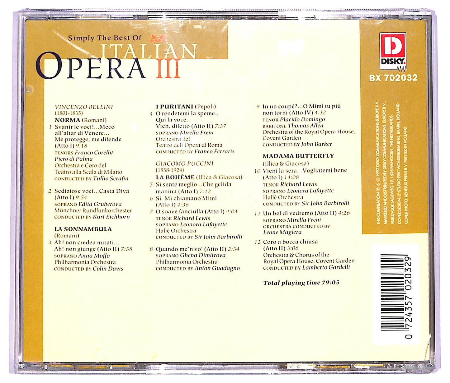 EBOND Various - Simply The Best Of Italian Opera vol. III CD CD063539