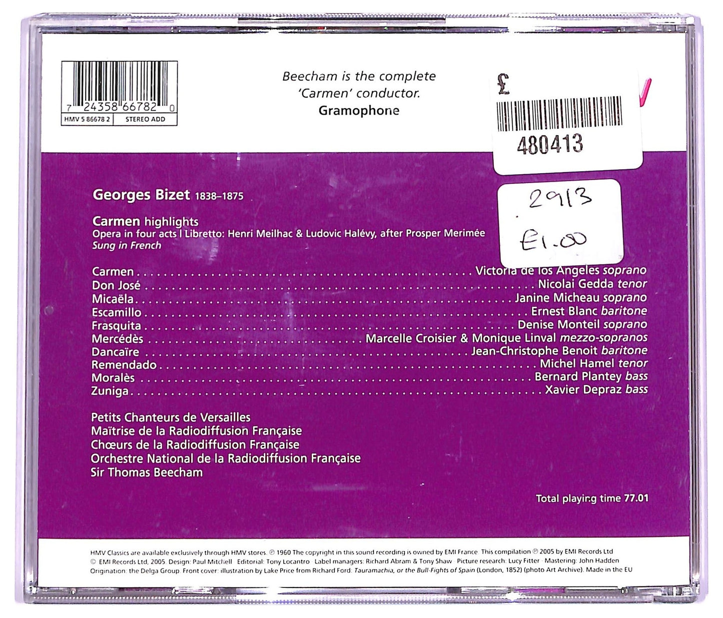 EBOND Bizet - Carmen Highlights CD CD063548