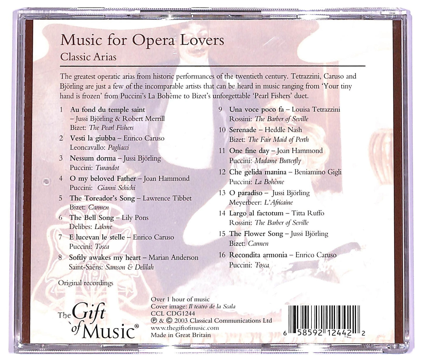 EBOND Various - Music for opera lovers CD CD063549