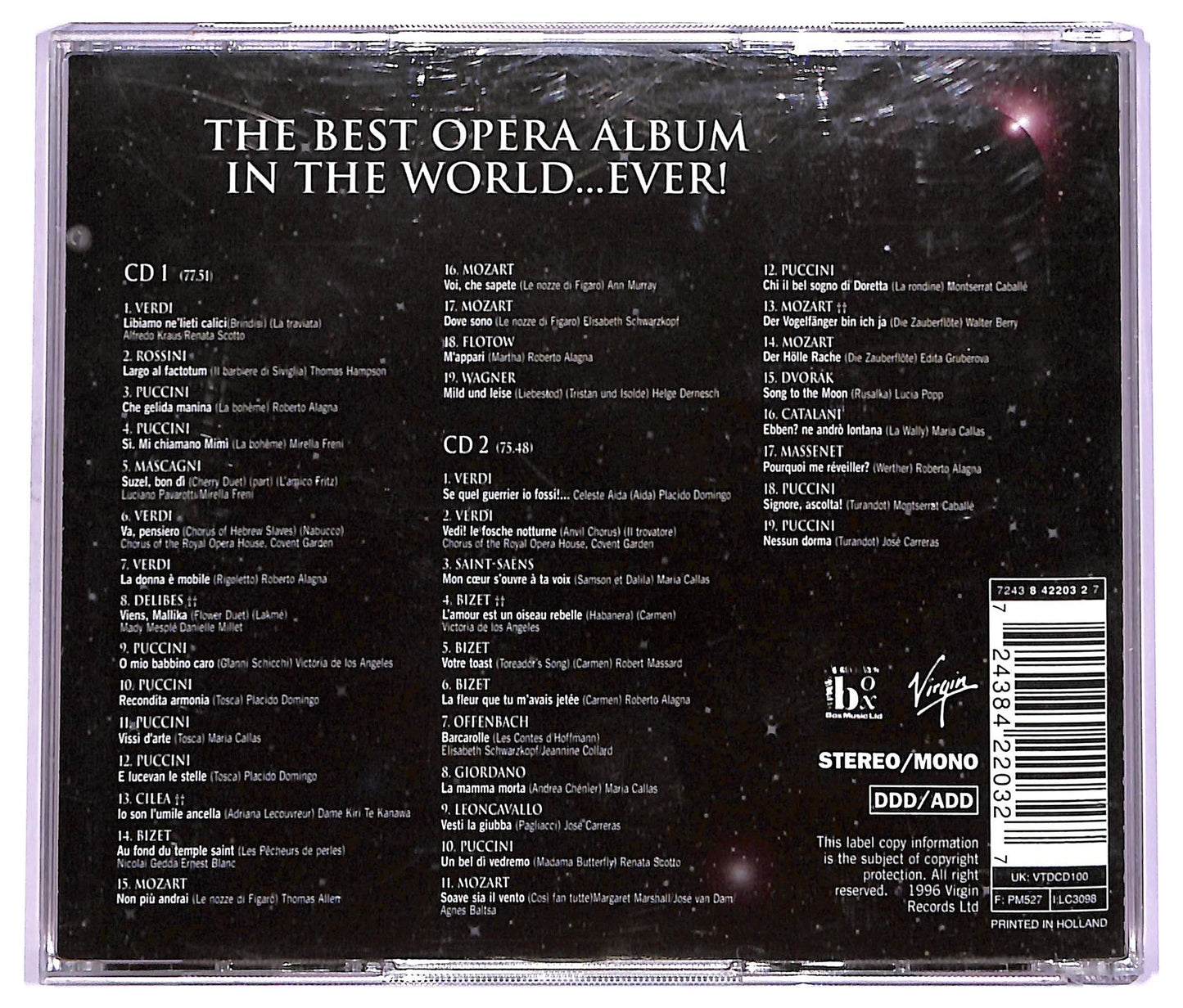 EBOND Various - The Best Opera Album In The World ... Ever! CD CD063552