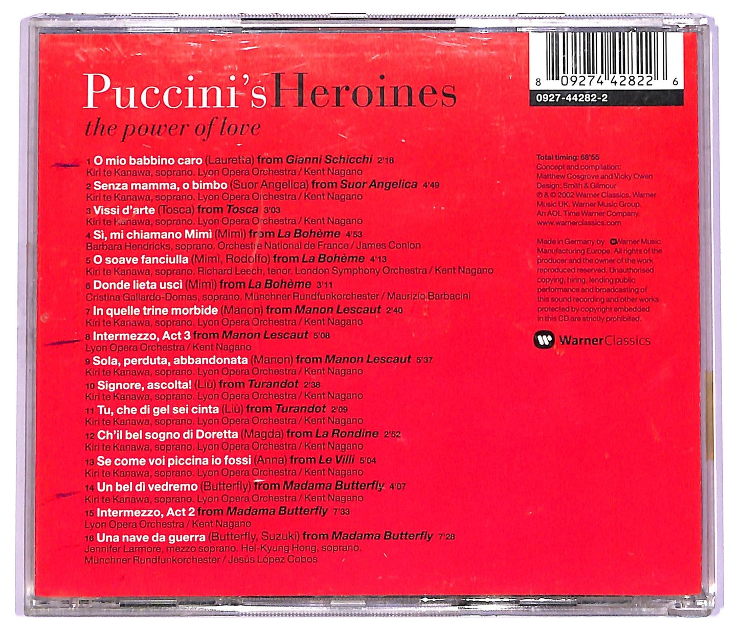 EBOND Various - Puccini Heroines - The Power Of Love CD CD063561