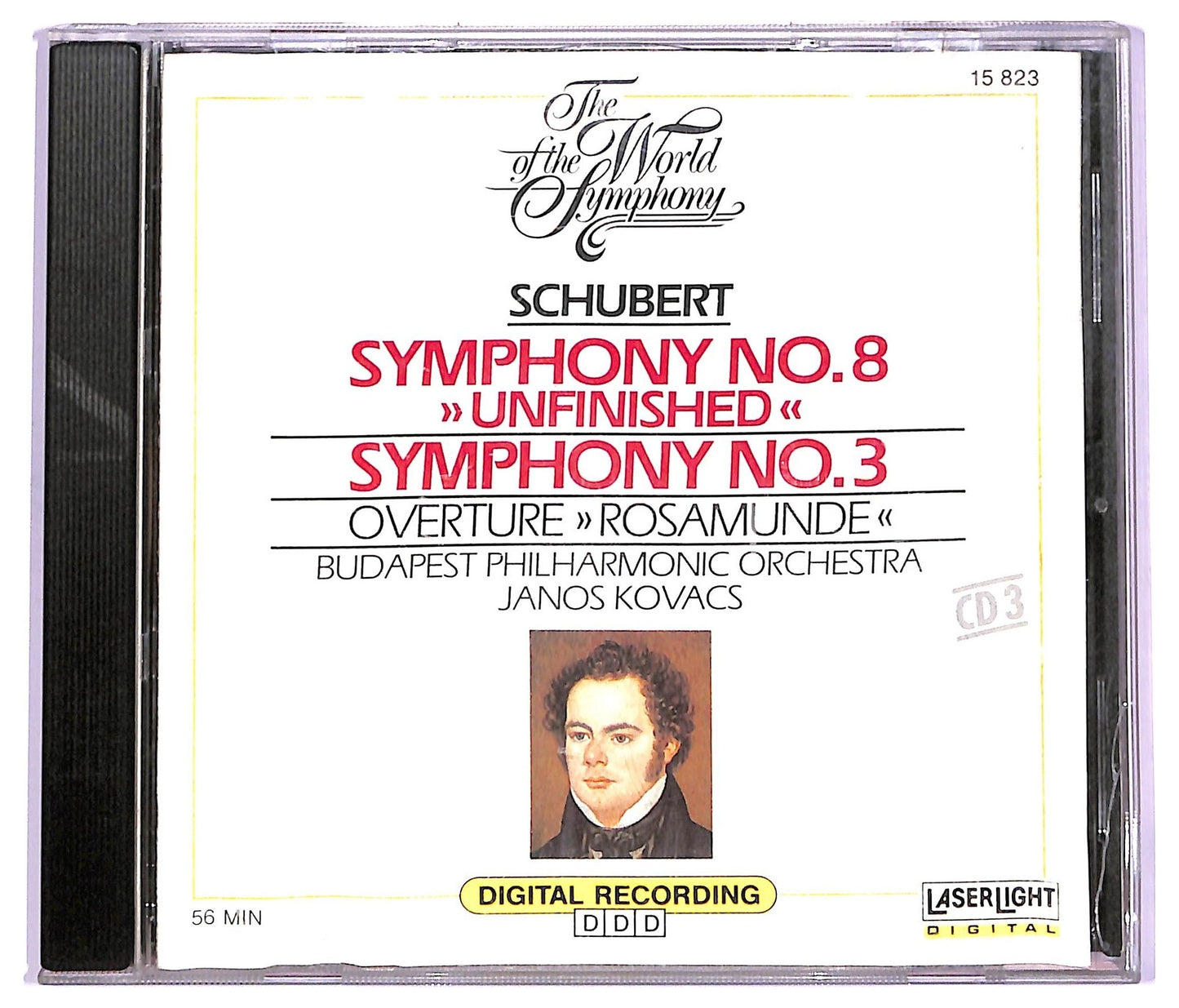 EBOND Schubert - Symphony No 8 Unfinished Symphony No 3 Overture Rosamunde CD CD063564