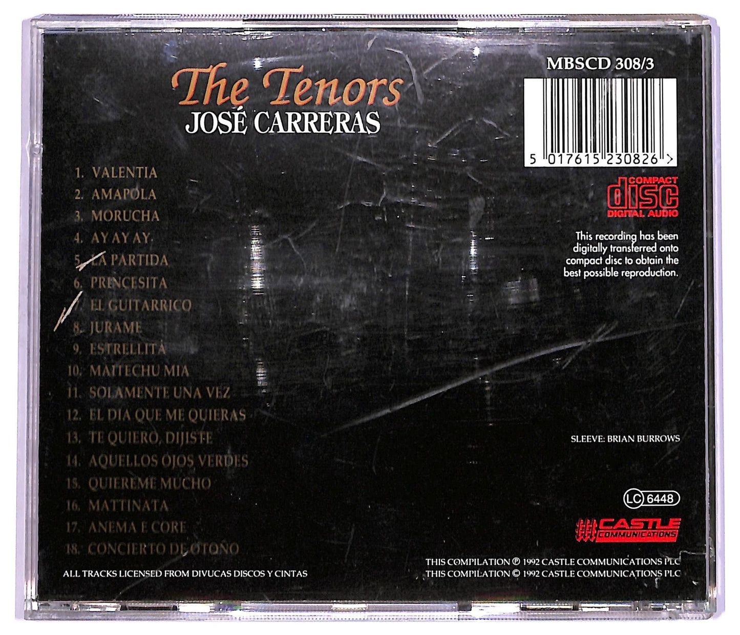 EBOND The Tenors -  Jose Carreras CD CD063609