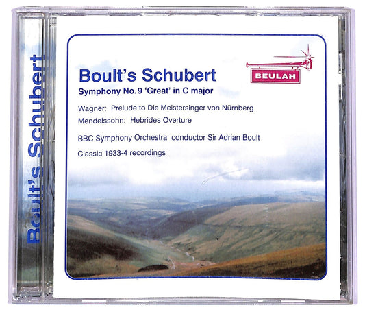 EBOND Boult's Schubert - Symphony No.9 Great in c Major CD CD063620