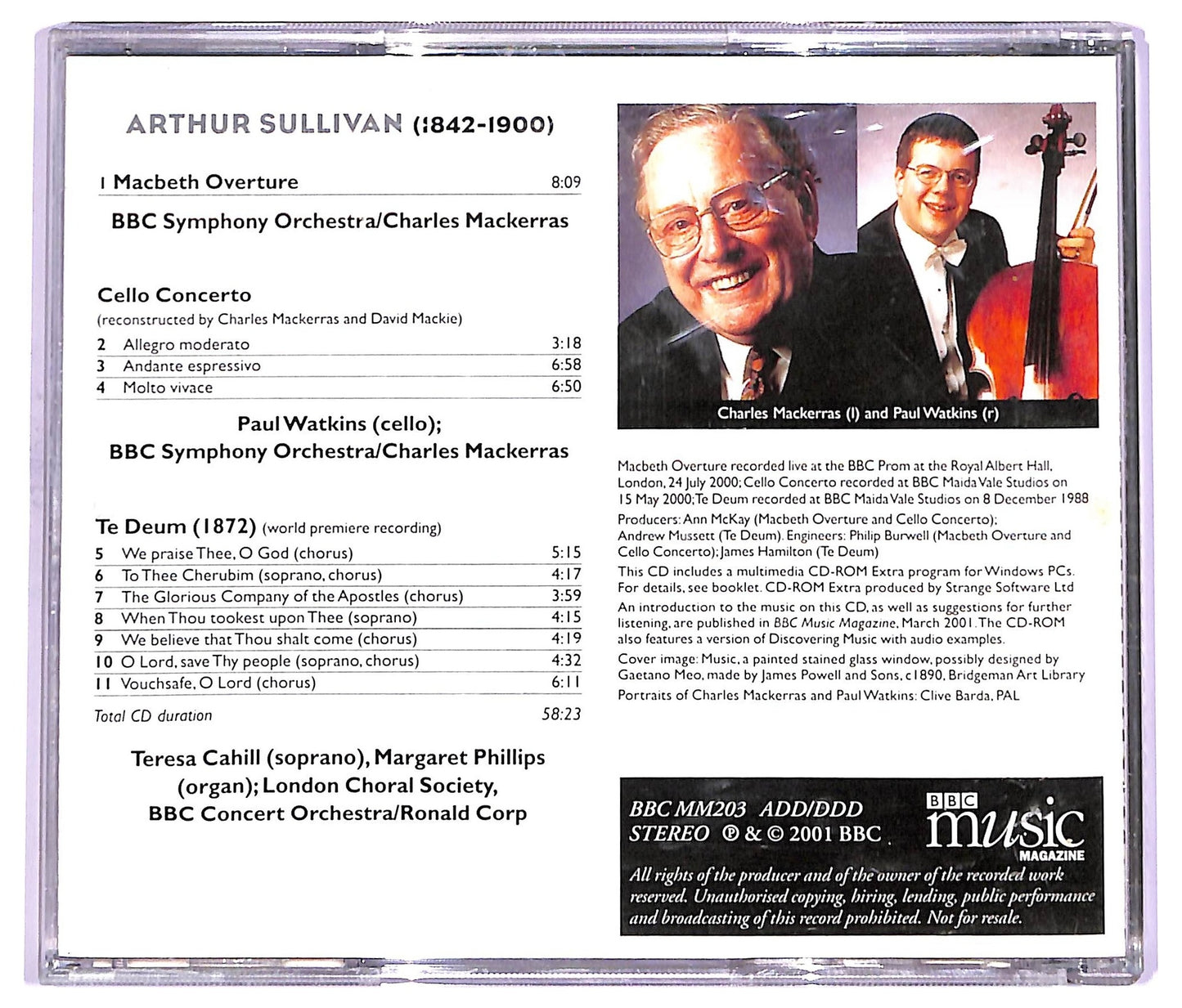 EBOND Sullivan - Te Deum 1872 CD CD063626