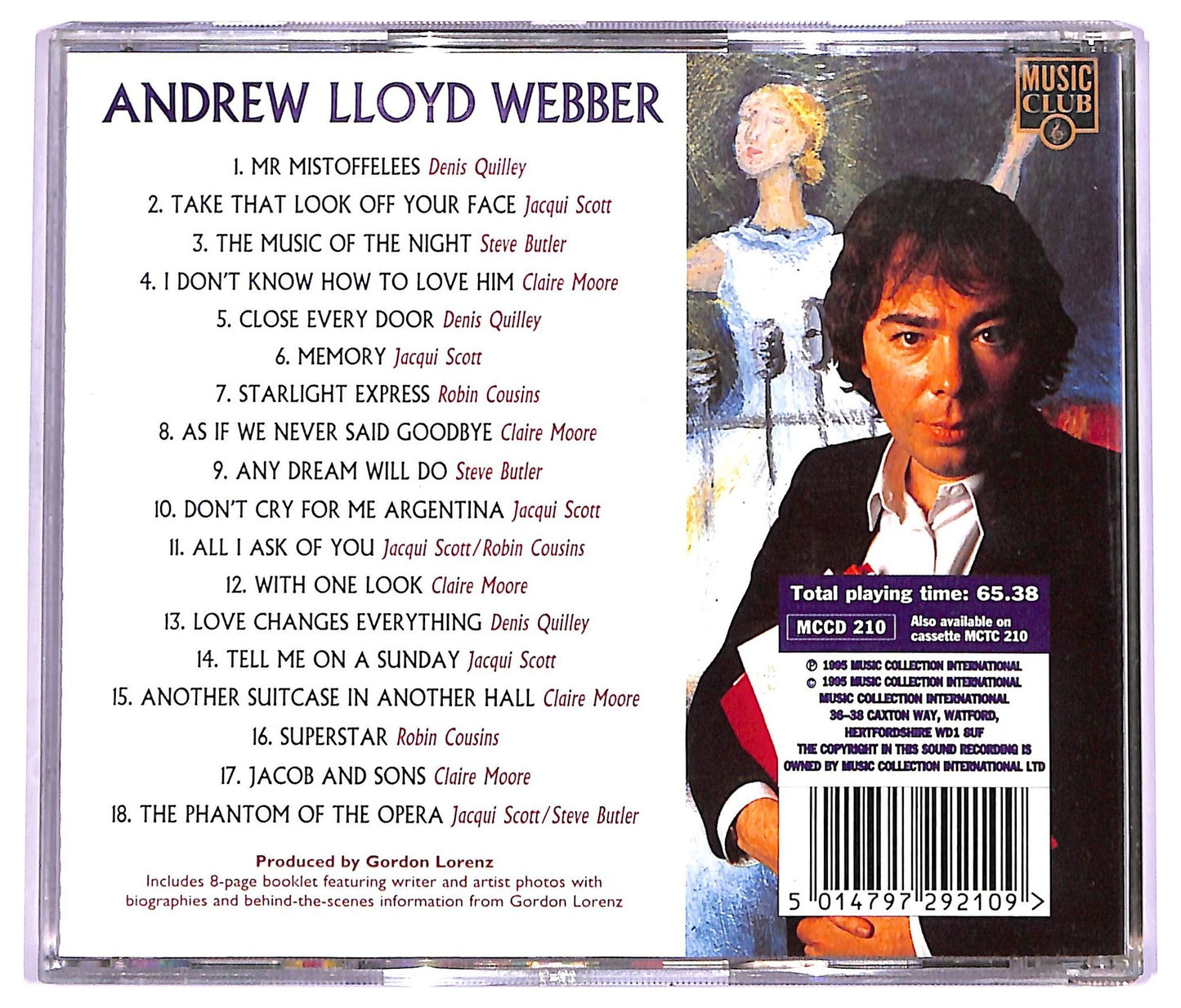 EBOND Various - The Songs Of Andrew Lloyd Webber CD CD063627