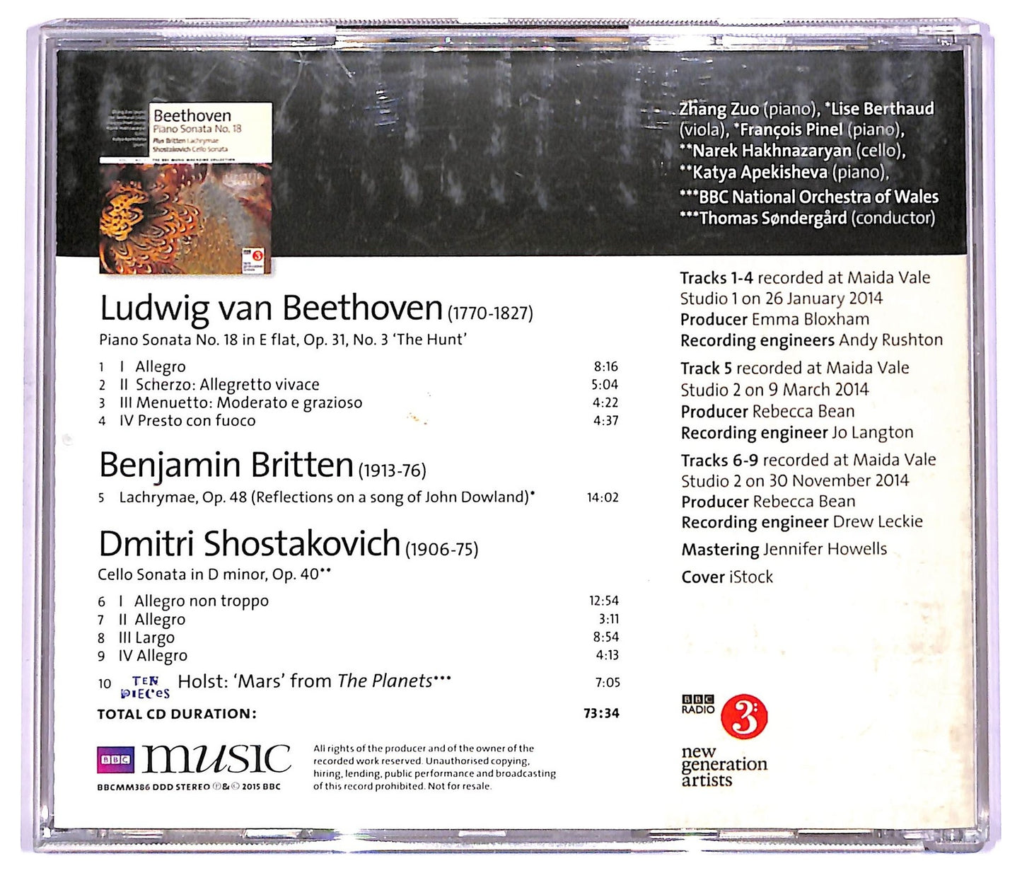 EBOND Beethoven - Piano Sonata No. 18 EDITORIALE CD CD063633