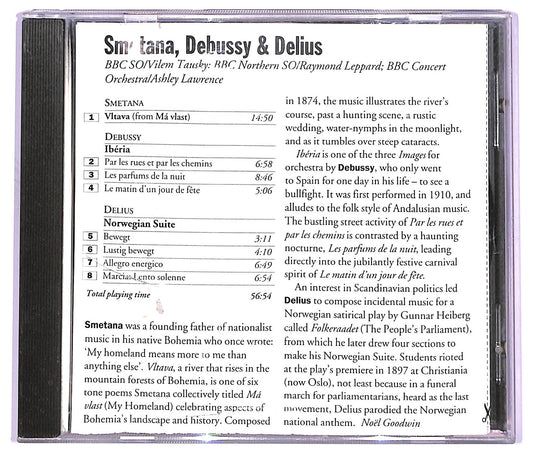 EBOND Smetana Debussy Delius - Die Moldau Iberia Norwegian Suite CD CD063651