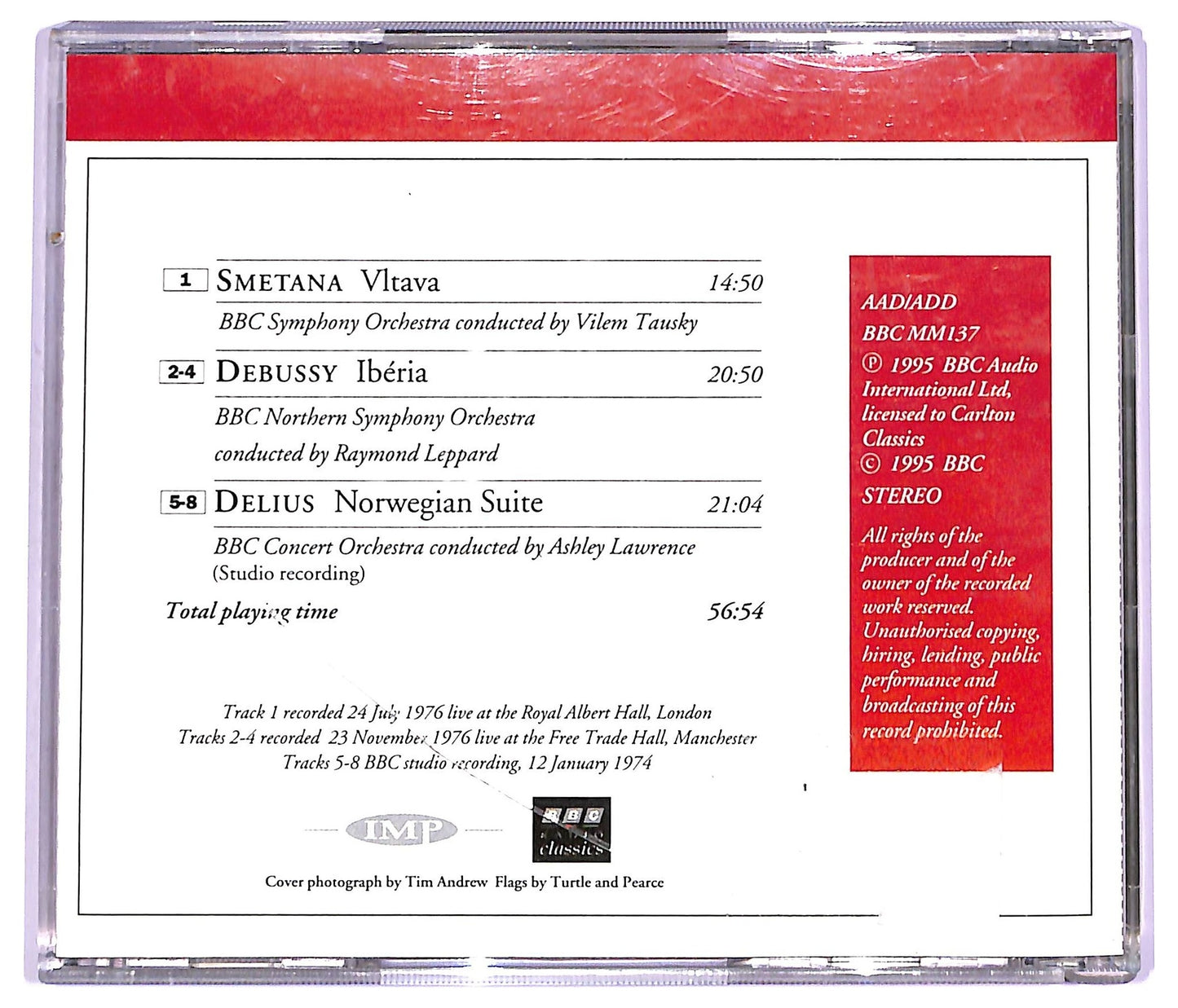 EBOND Smetana Debussy Delius - Die Moldau Iberia Norwegian Suite CD CD063651