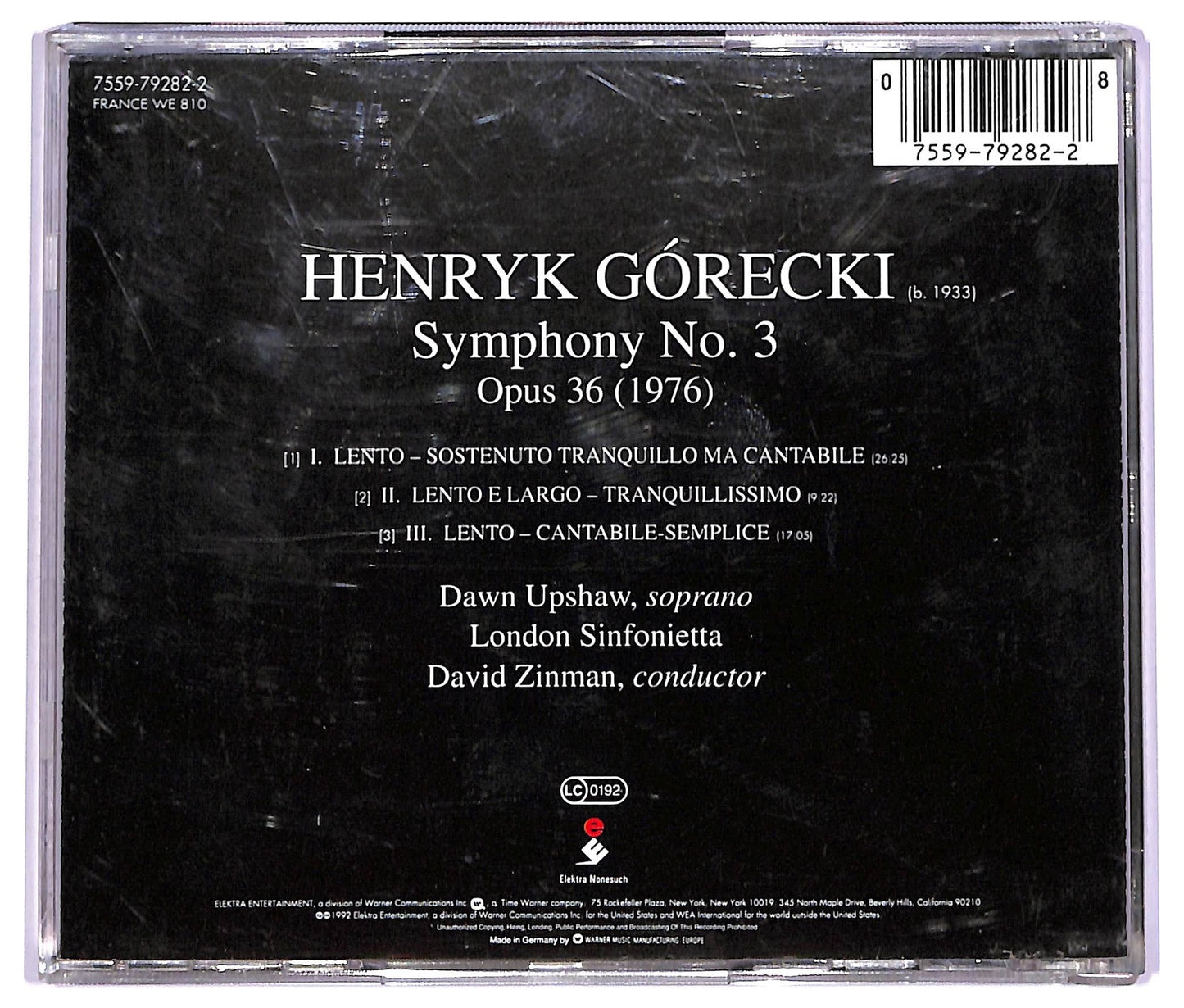 EBOND Henryk Gorecki - Symphony No. 3 CD CD063714