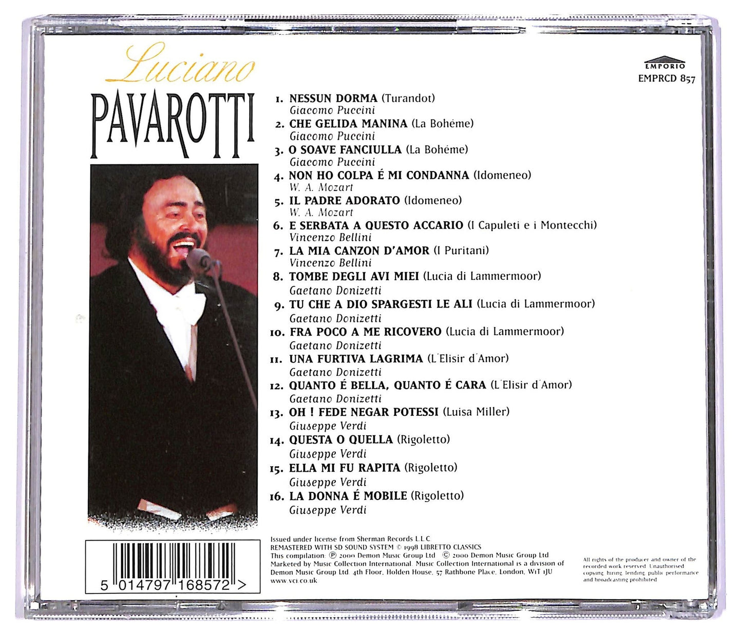 EBOND Luciano Pavarotti - Luciano Pavarotti CD CD063720