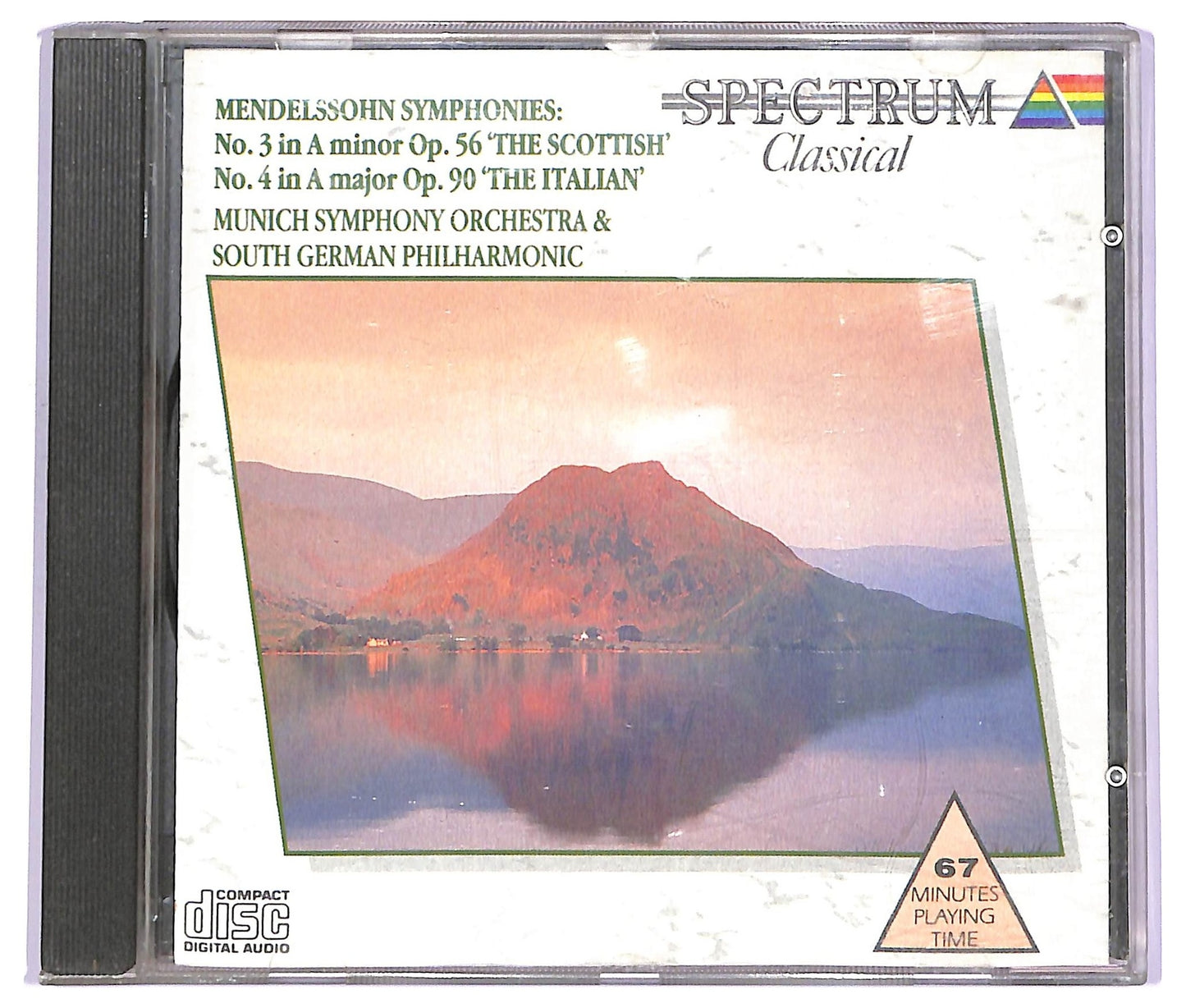EBOND Mendelssohn - Symphonies No. 3 In A Minor Op. 56 The Scottish' No.4 op 90 CD CD063736