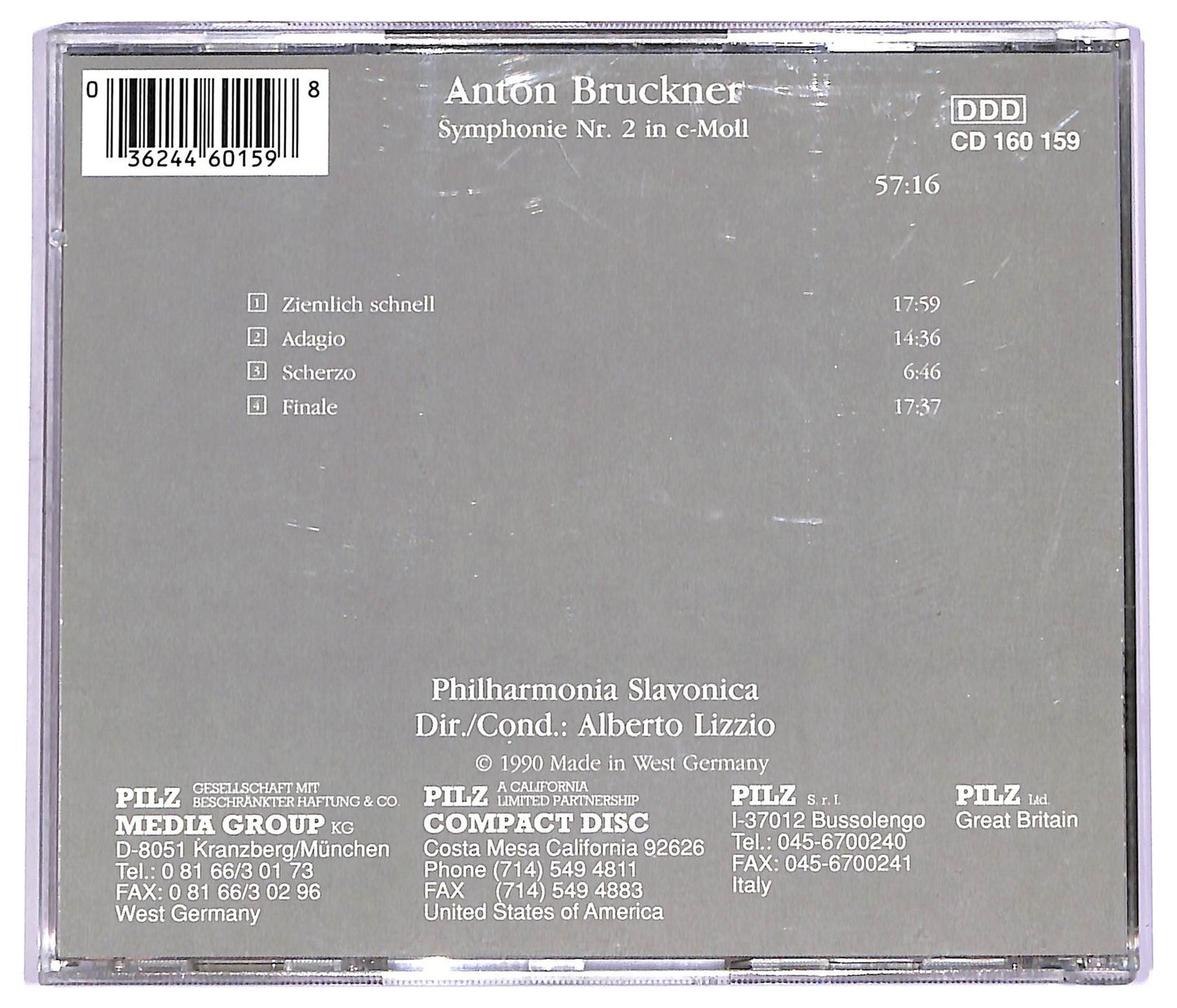EBOND Anton Bruckner - Symphonie Nr. 2 CD CD063744