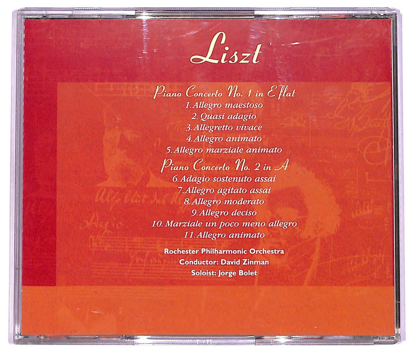 EBOND Liszt - Piano Concertos Nos.1 and 2 The Great Composers CD CD063833