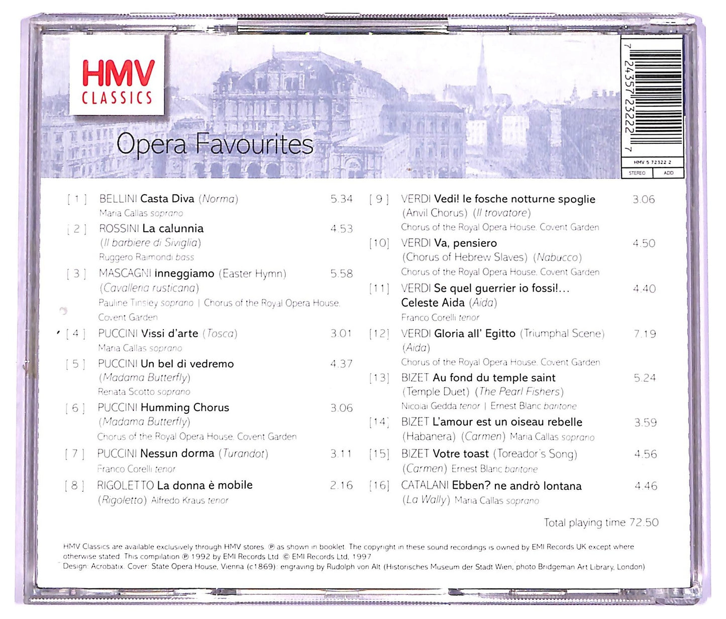EBOND Various - HMV Classics Opera Favourites CD CD063848