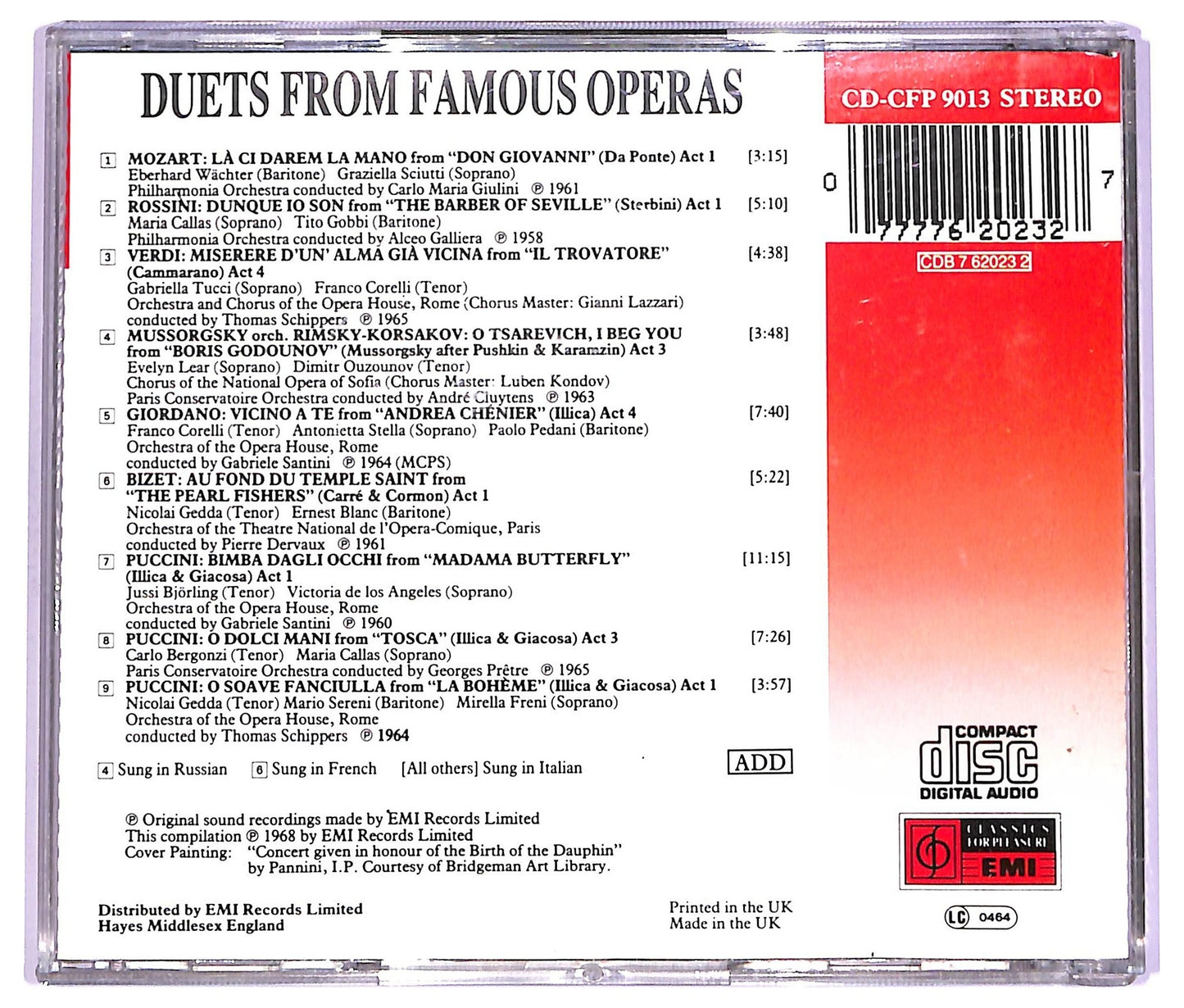 EBOND Various - Duets From Famous Operas CD CD063850