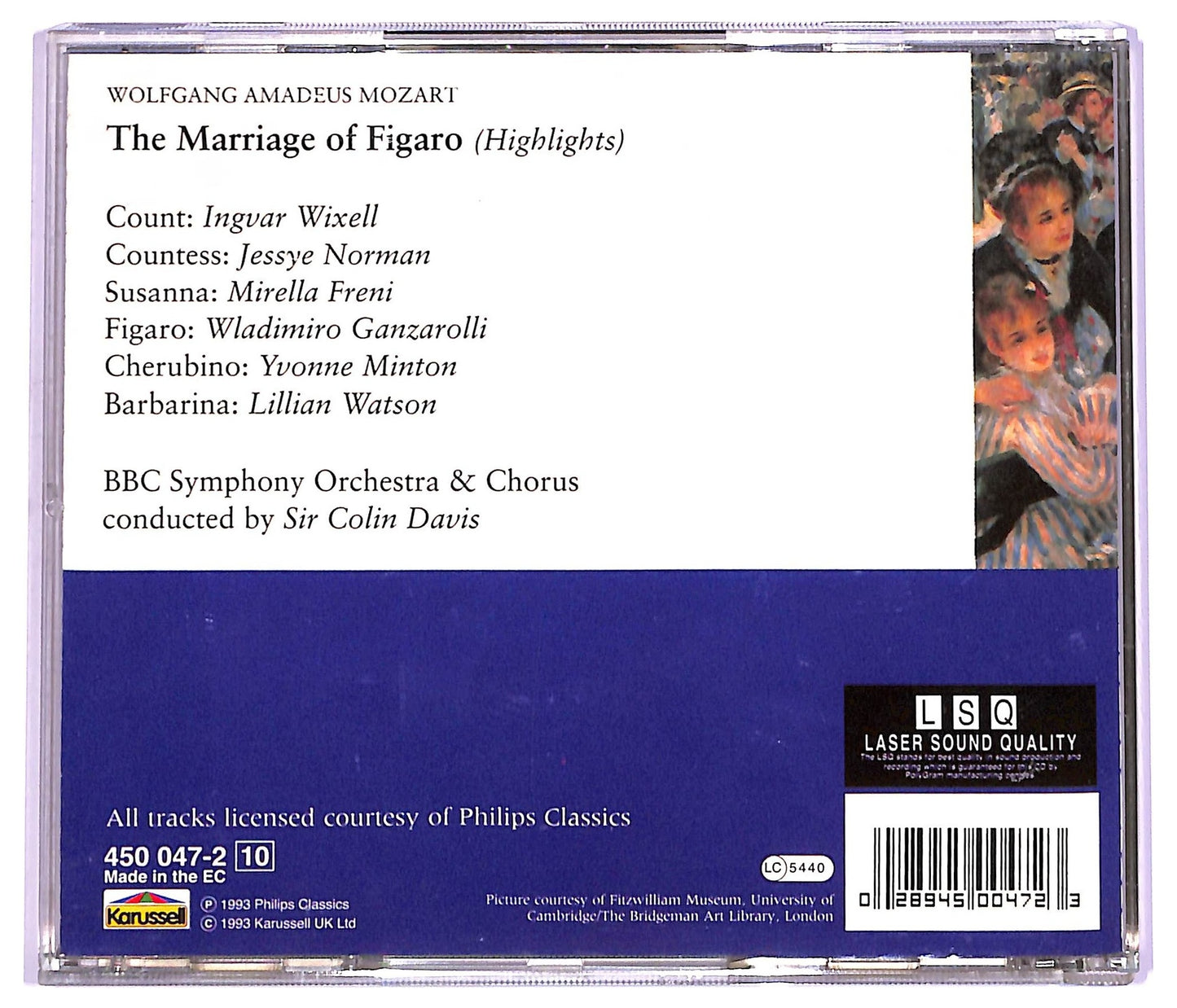 EBOND Mozart - The Marriage Of Figaro - Highlights CD CD063855