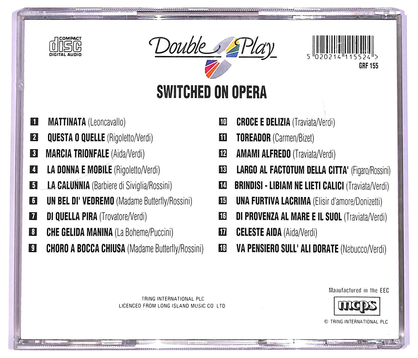 EBOND Unknown Artist - Switched On Opera CD CD063856